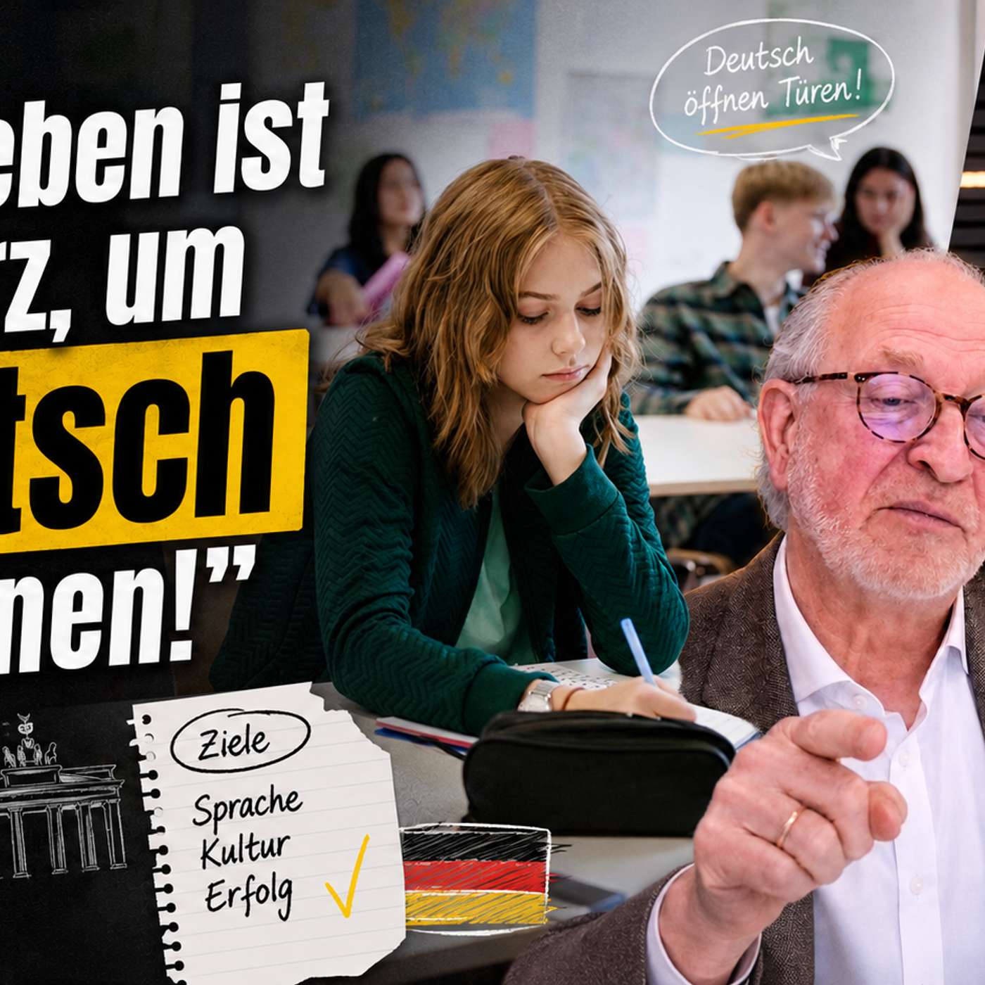 "Das Leben ist zu kurz, um Deutsch zu lernen!" episode artwork