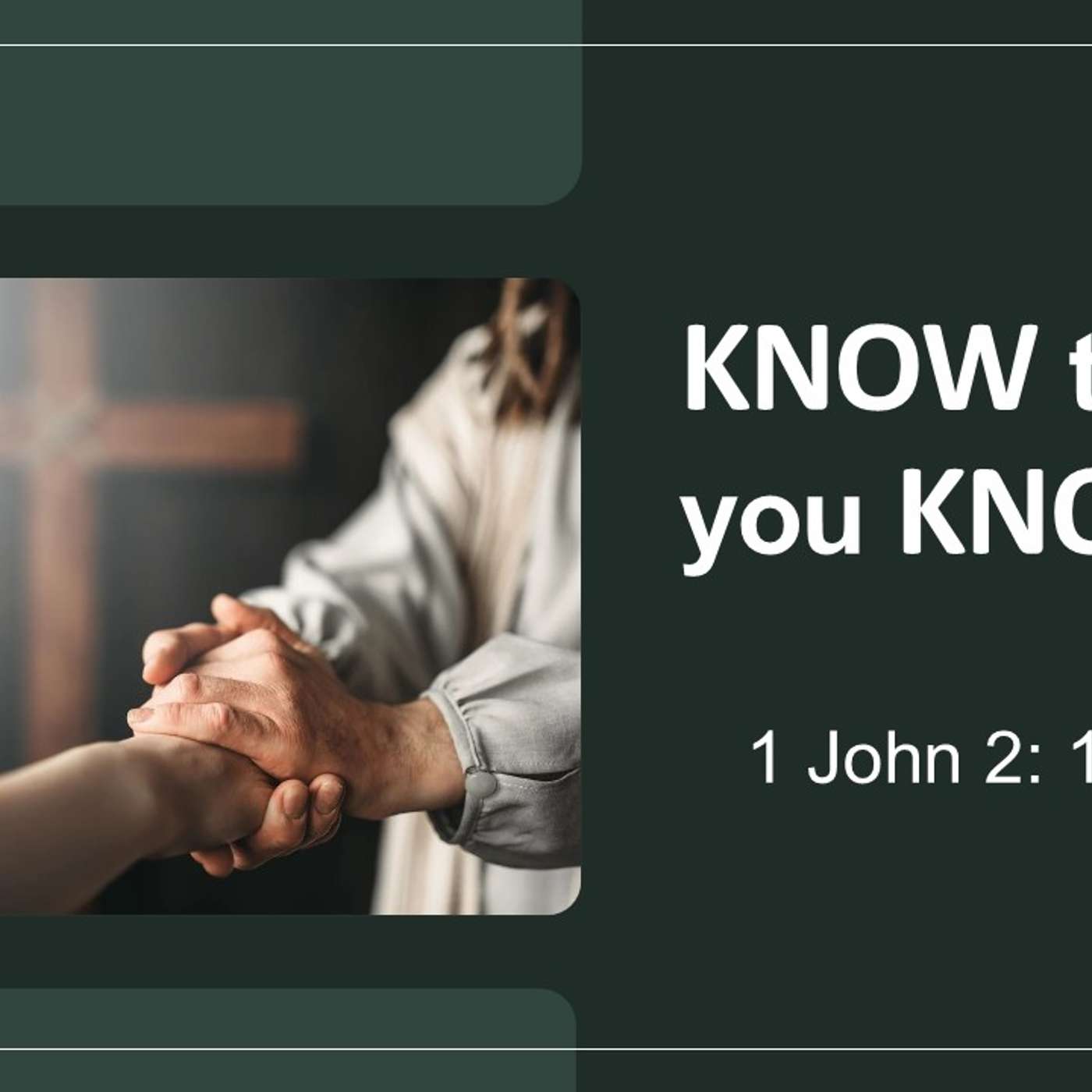 Know that You Know | 09/29/2024 Afternoon Service
