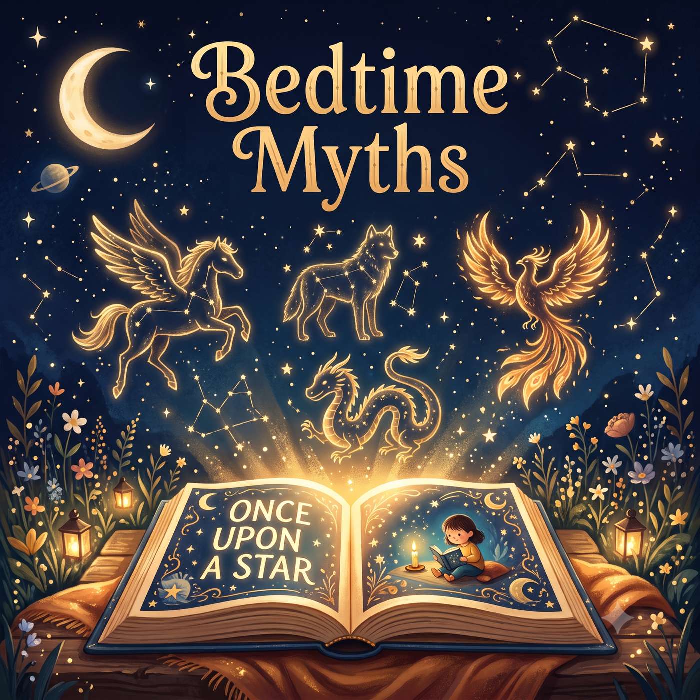 Bedtime Myths - Mythology Stories for Kids cover art