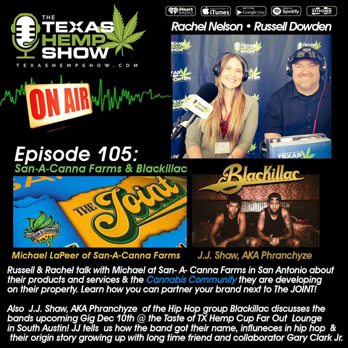 Episde # 105 San A Canna Farms & Blackillac episode artwork