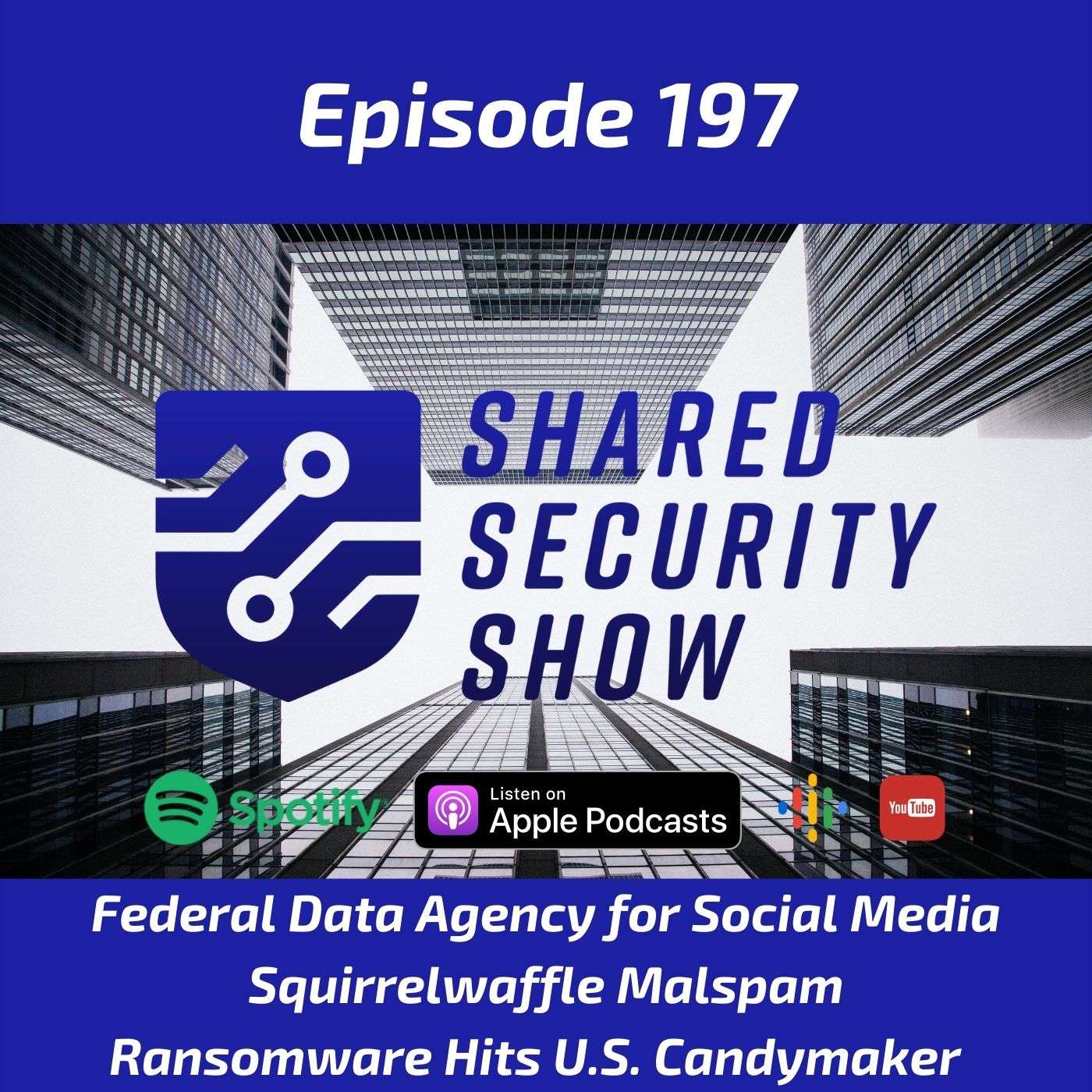 Federal Data Agency for Social Media, Squirrelwaffle Malspam, Ransomware Hits U.S. Candymaker episode artwork