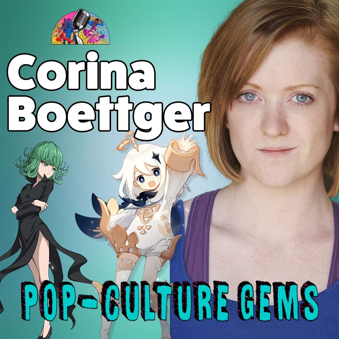 Pop-Culture Gems:  Corina Boettger episode artwork