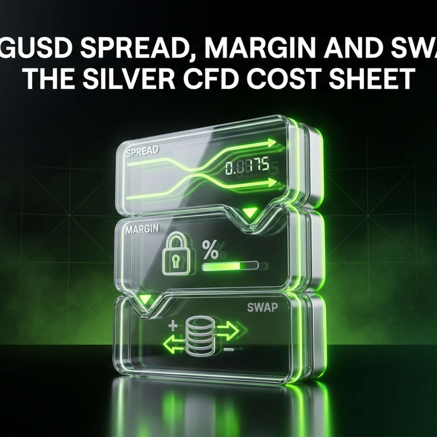 XAGUSD Spread, Margin and Swap: The Silver CFD Cost Sheet