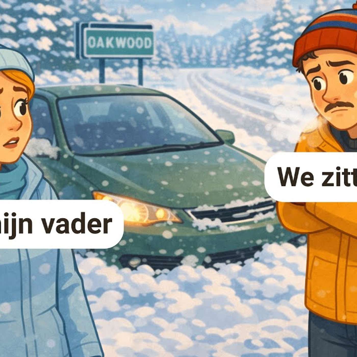 Winter Road Talk | Dutch Conversations for Beginners A1-A2