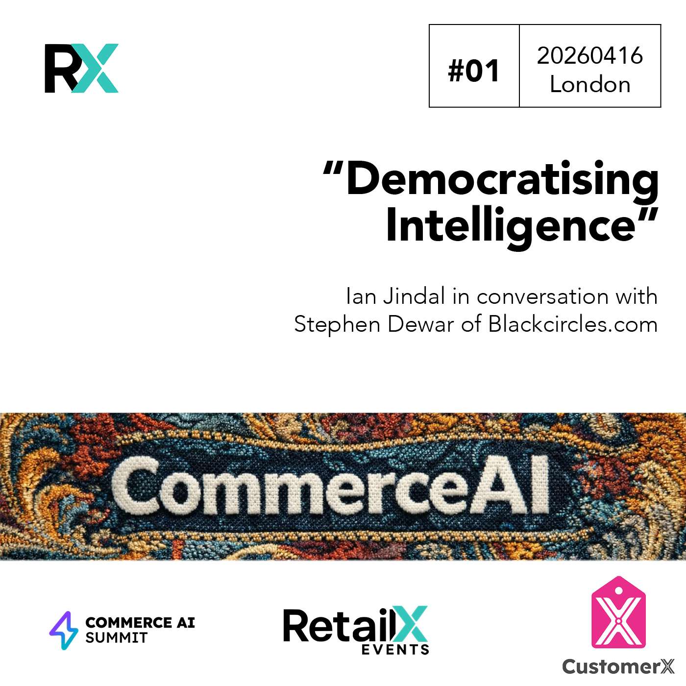 "Democratising Intelligence" - Stephen Dewar of Blackcircles.com episode artwork