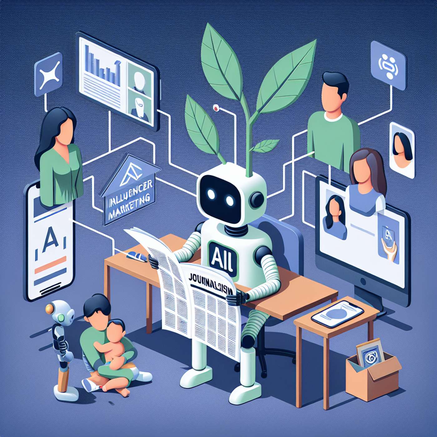 AI Revolution: Shifts in Journalism, Influencer Marketing and Emotional Support, Featuring Sprout Social and Character.AI episode artwork