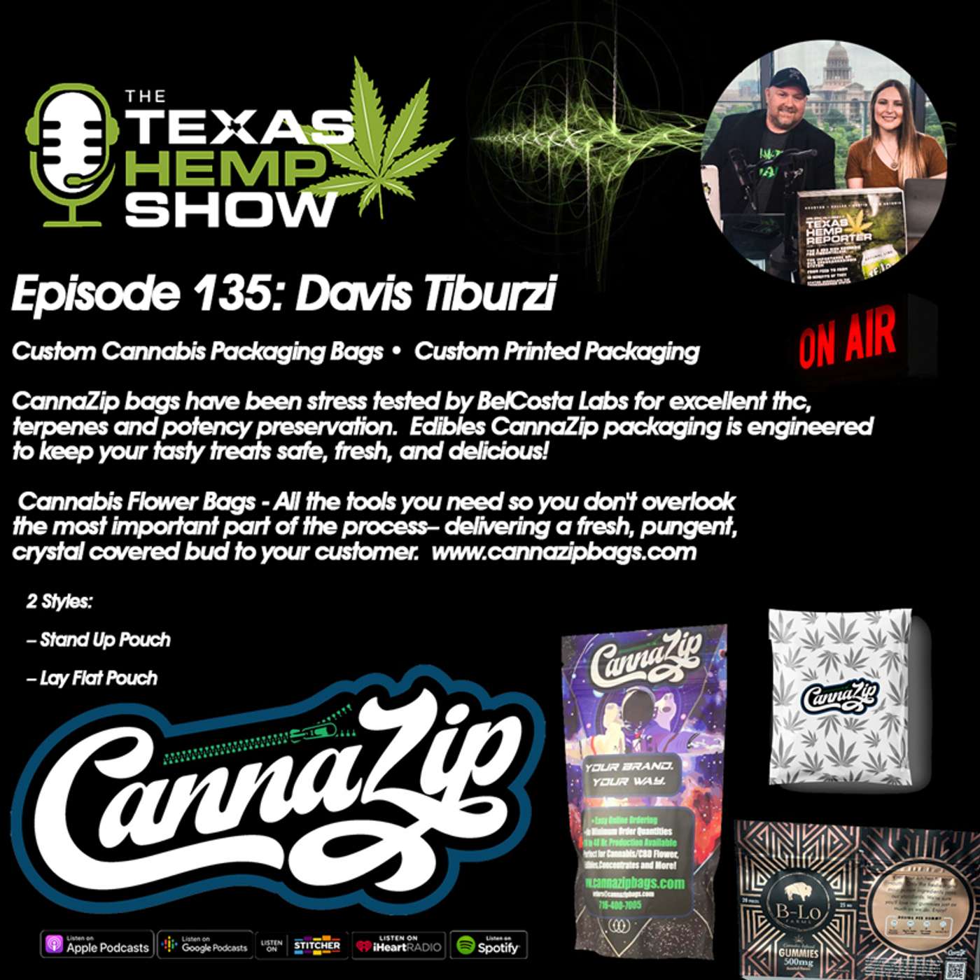 Episode # 135 - Cannazip BAgs episode artwork