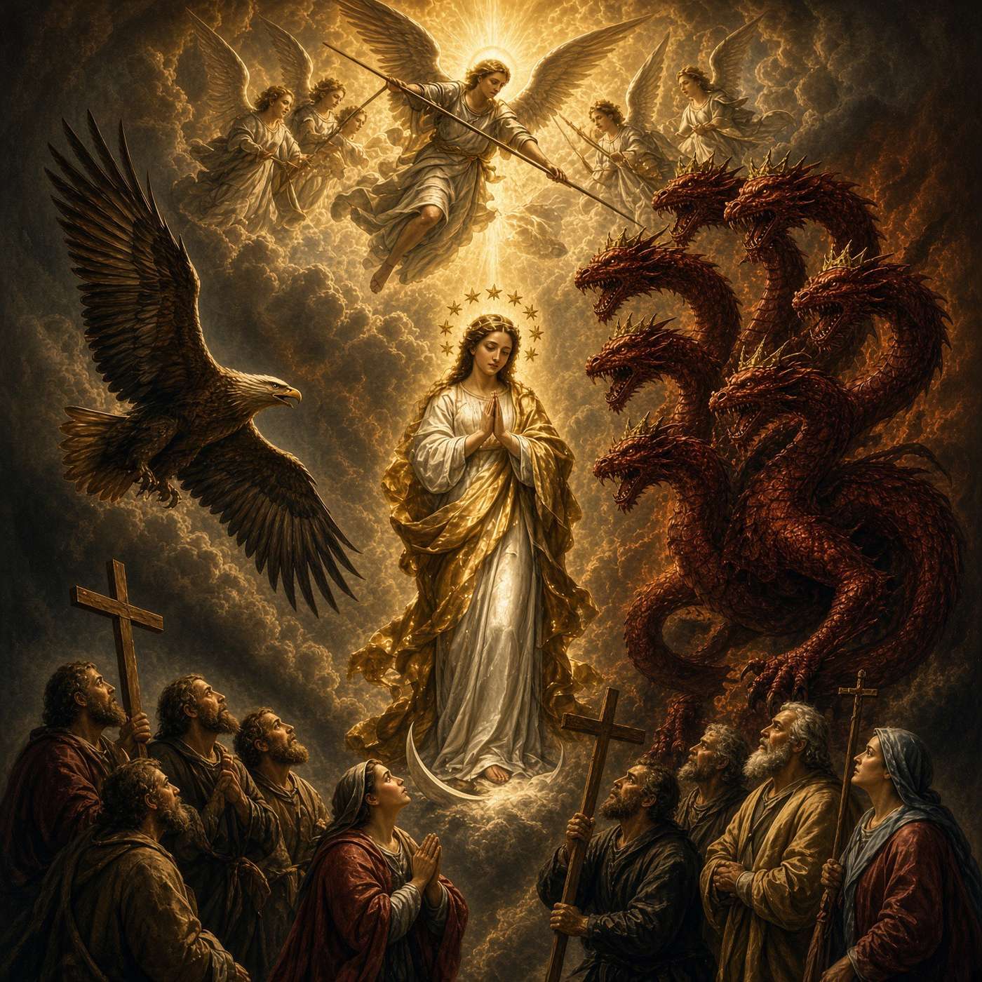 Revelation 12 Satan is not waiting until the tribulation to deceive. How does one overcome? episode artwork