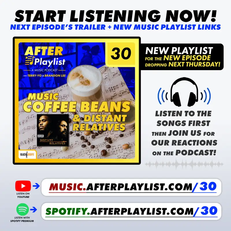 Music Coffee Beans & Distant Relatives (Episode Trailer + Music Links)