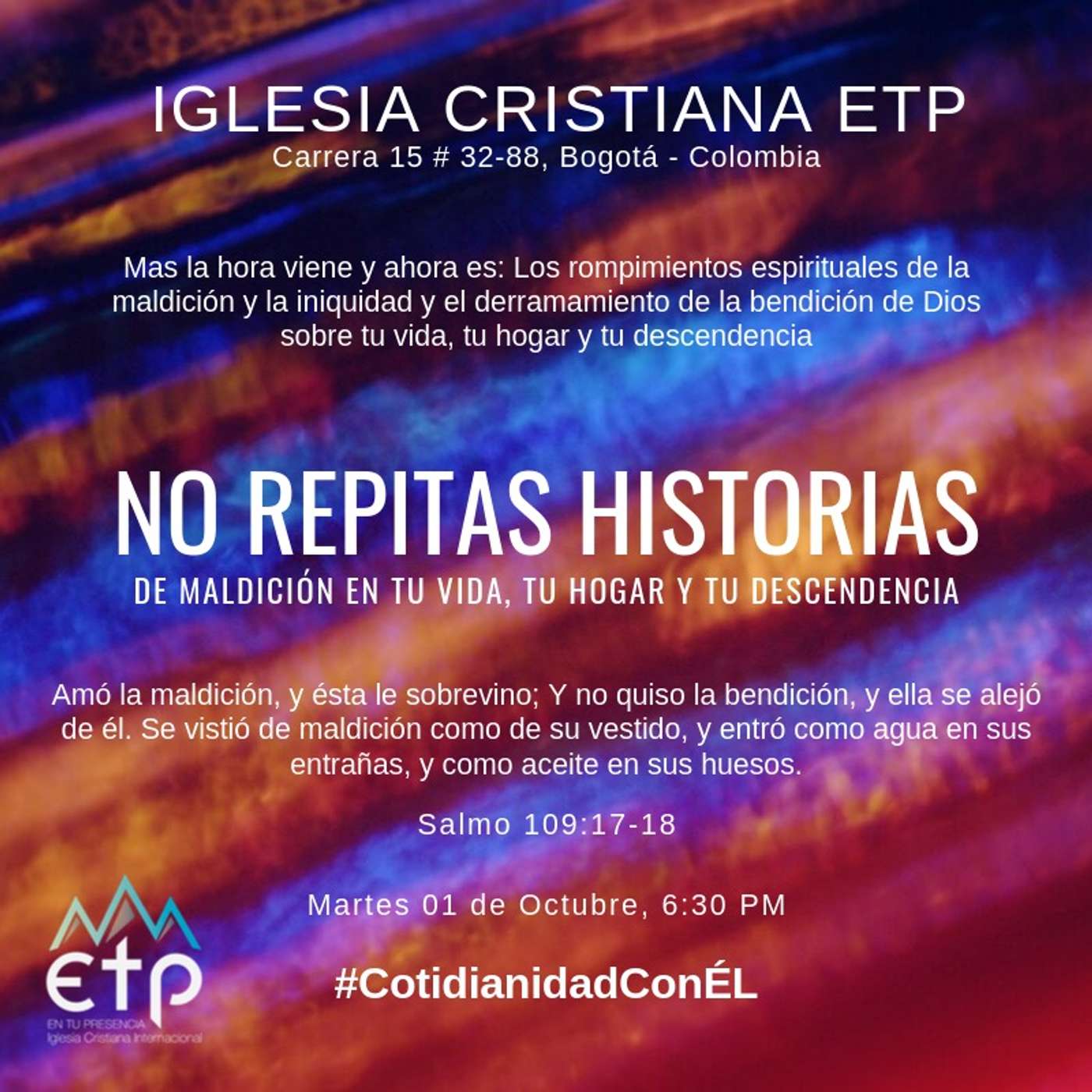 Charlas Iglesia ETP | Pastores Luis Salas y Jeannette Noguera, Iglesia ETP