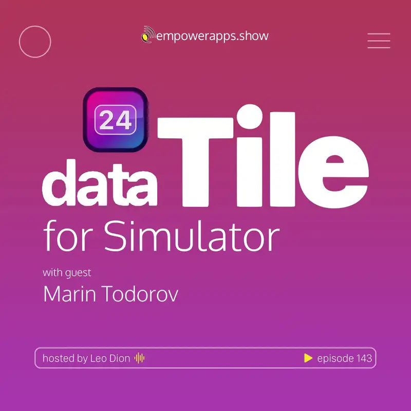 dataTile for Simulator with Marin Todorov