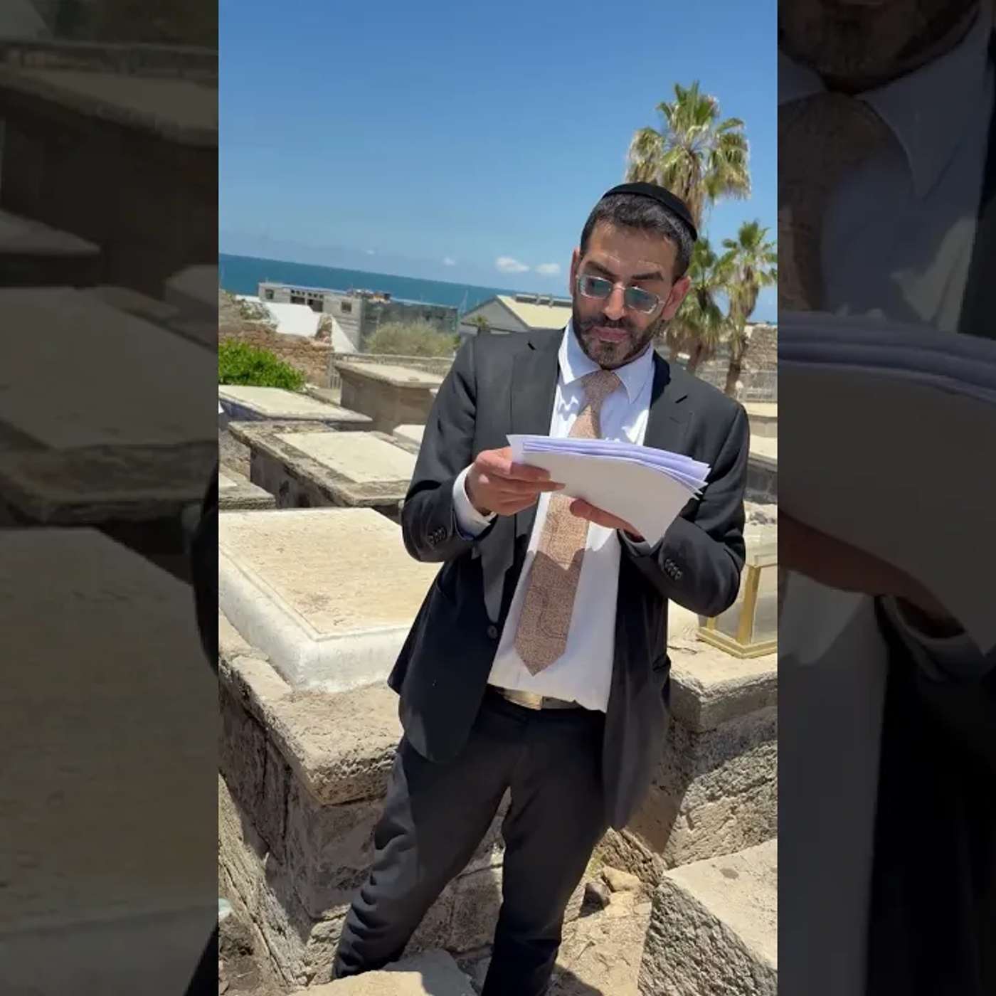 💥 השתטחות על קבר המקובל האלקי הצדיק רבינו אהרון עזריאל זצל בבית העלמין היהודי ביפו, ט' סיון התשפ"ו