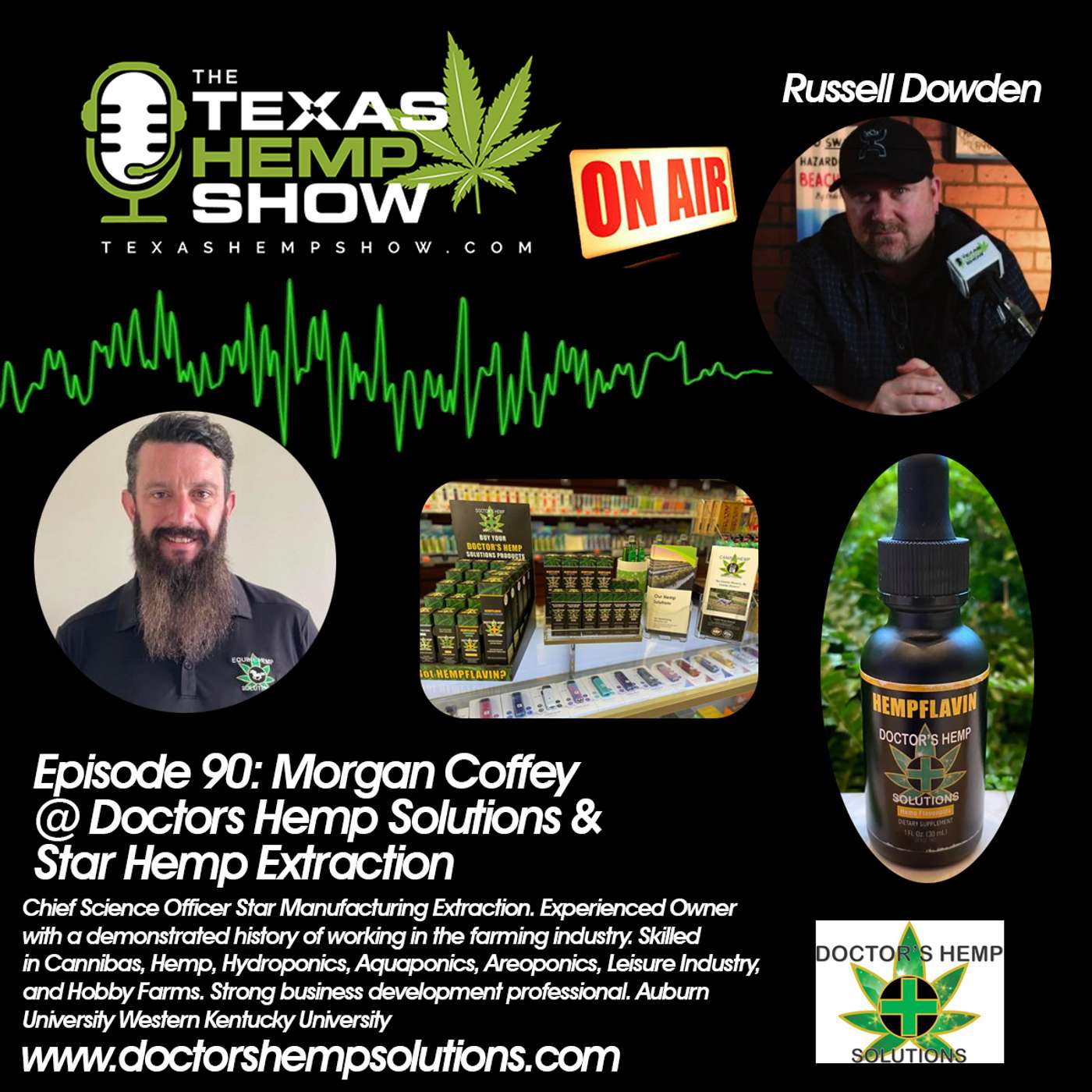 Episode # 90: Morgan Coffey CSO @ Doctors Hemp Solutions episode artwork