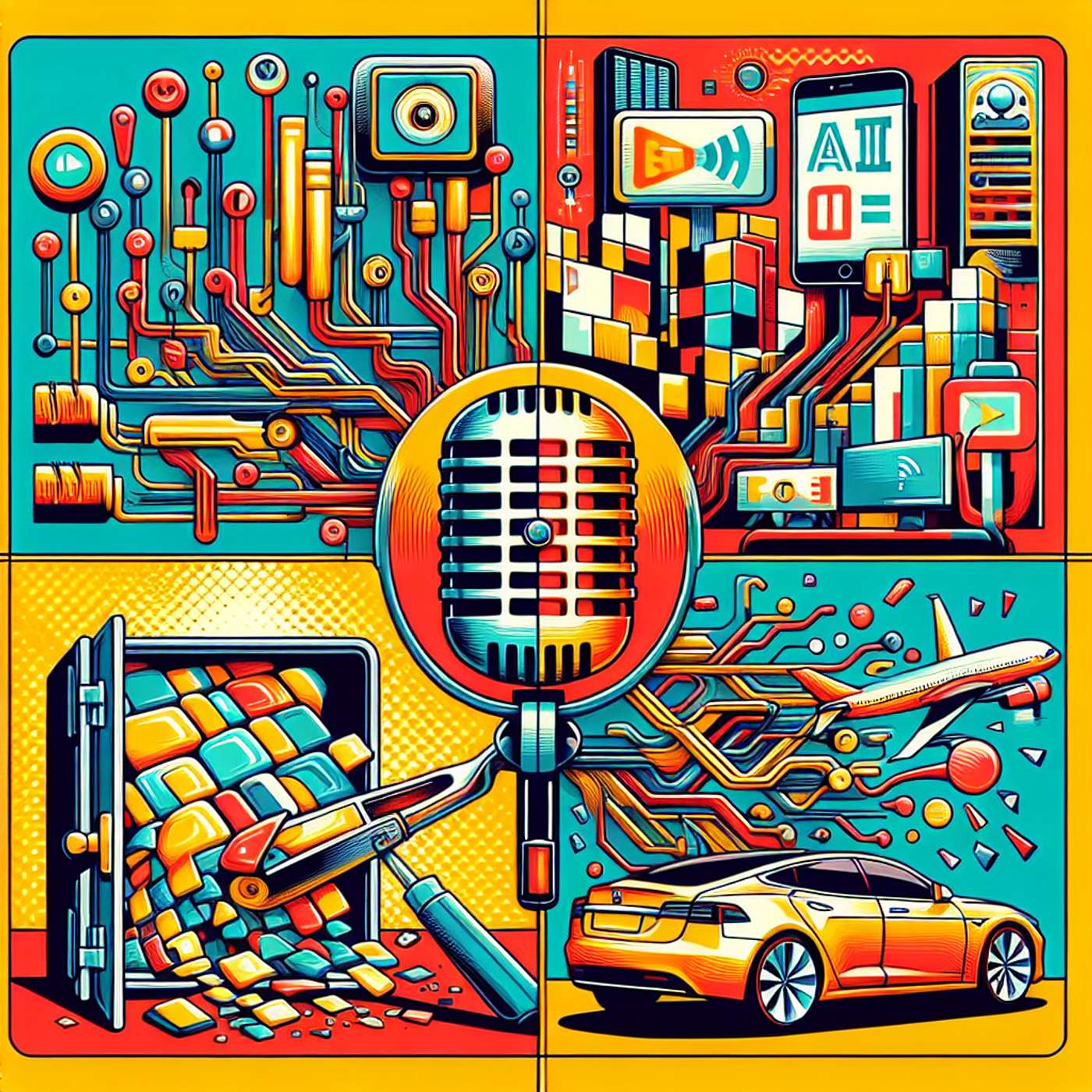 AI Controversy in BBC, AT&T's Data Breach, Tesla Adopts Advertising, and Google's AI in Travel Planning episode artwork