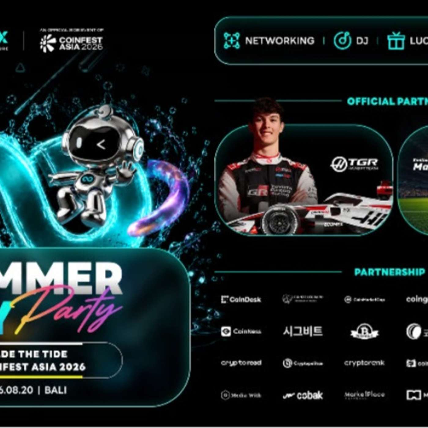 Zoomex to Attend Coinfest Asia 2026 As Gold Sponsor And Host Summer Bay Party in Bali