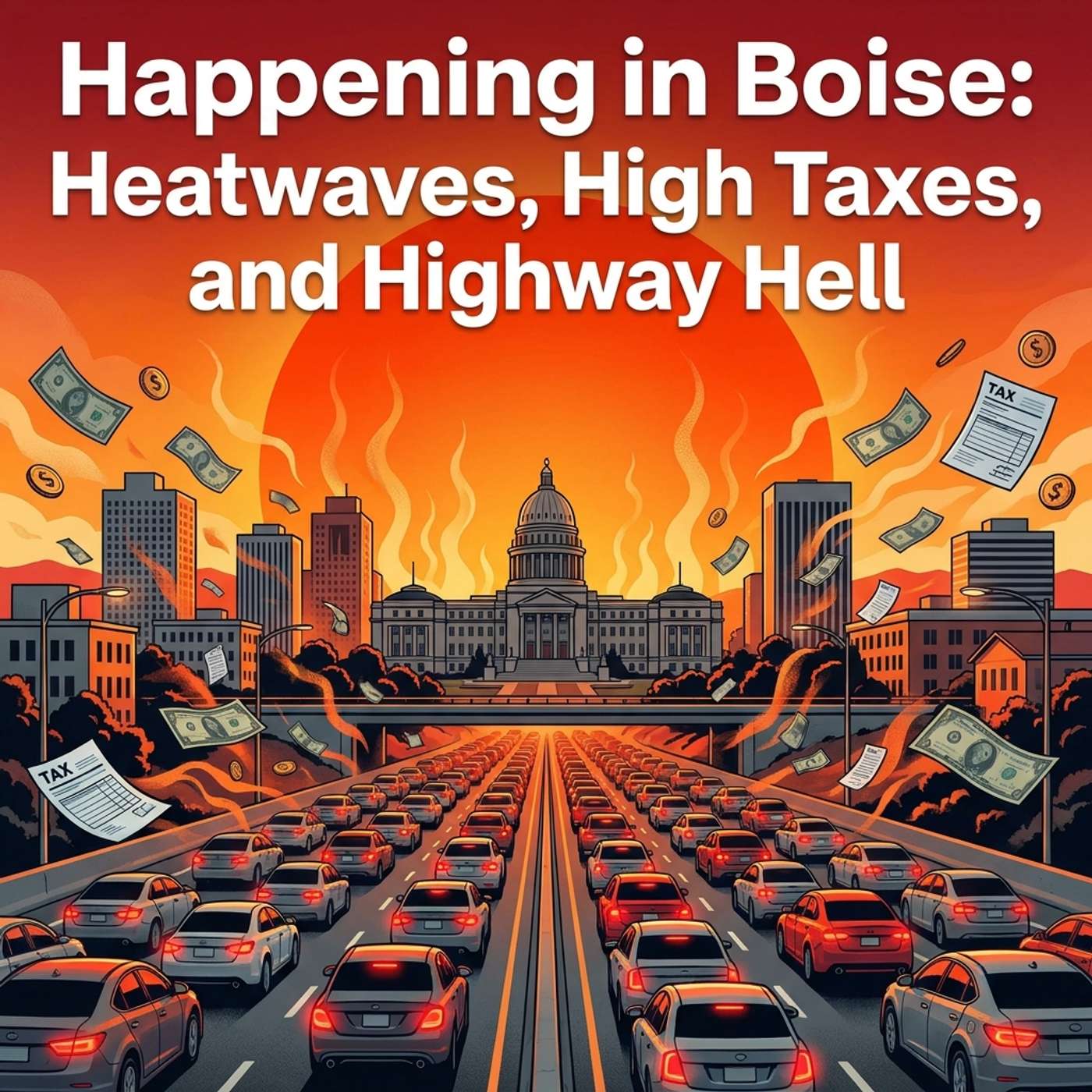 Happening in Boise: Heatwaves, High Taxes, and Highway Hell episode artwork