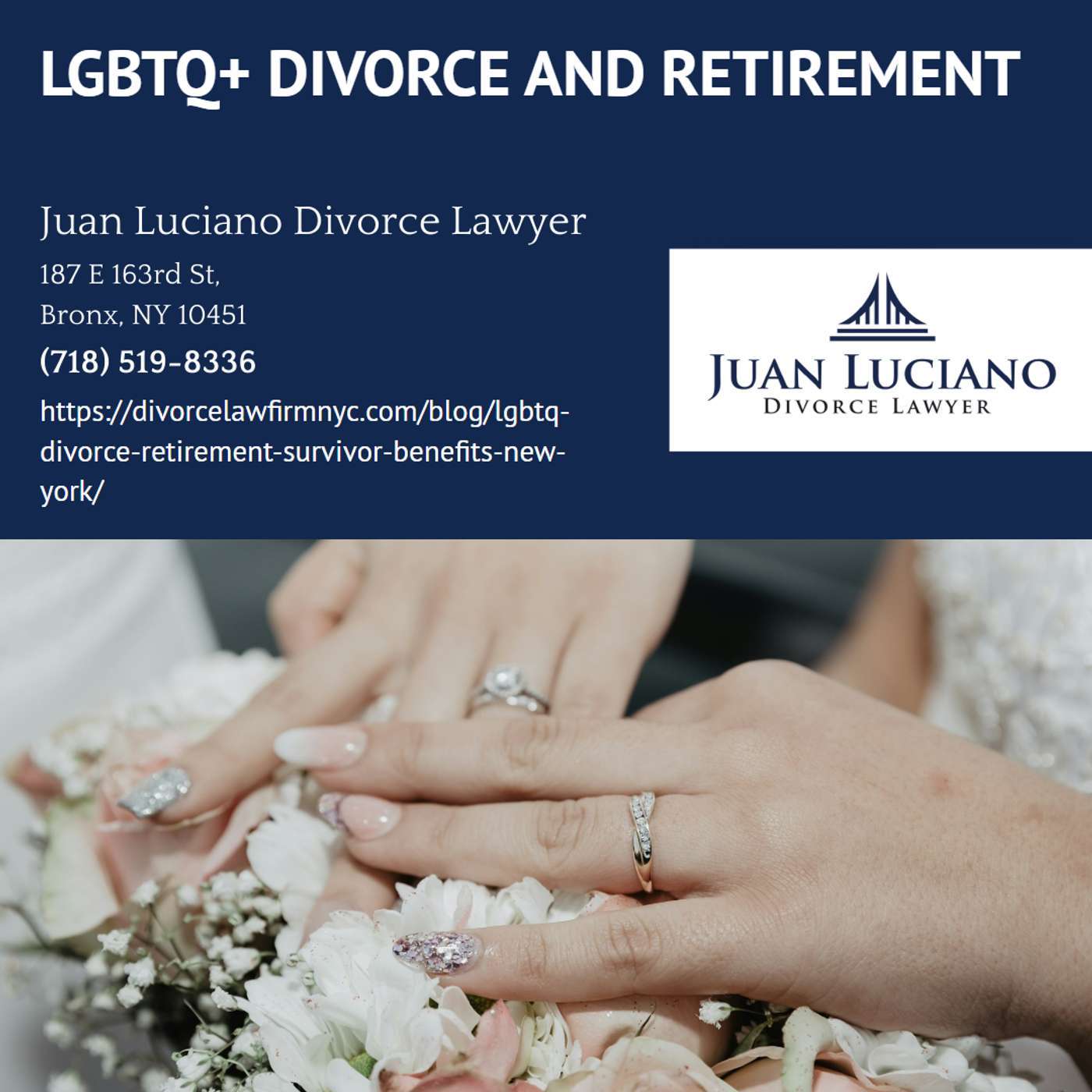 How Does Divorce Affect LGBTQ+ Couples' Retirement and Survivor Benefits? - Juan Luciano episode artwork