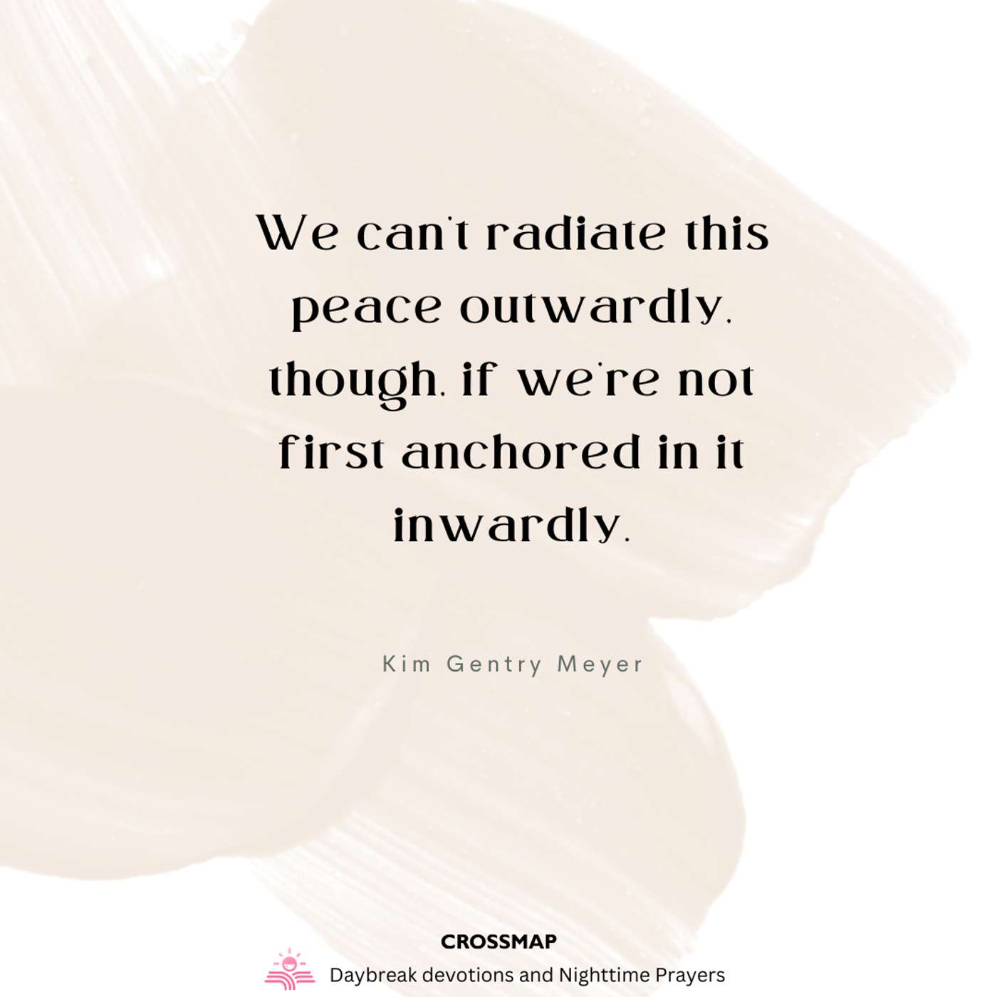 Seeking and Pursuing the Peace of Christ