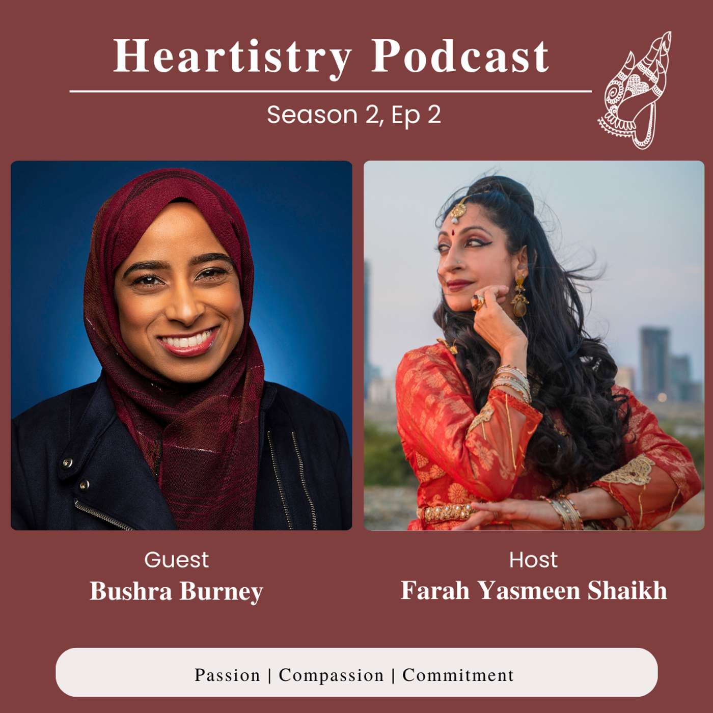 S2 Ep 2 - Bushra Burney - Pakistani American Muslim writer & Performer episode artwork