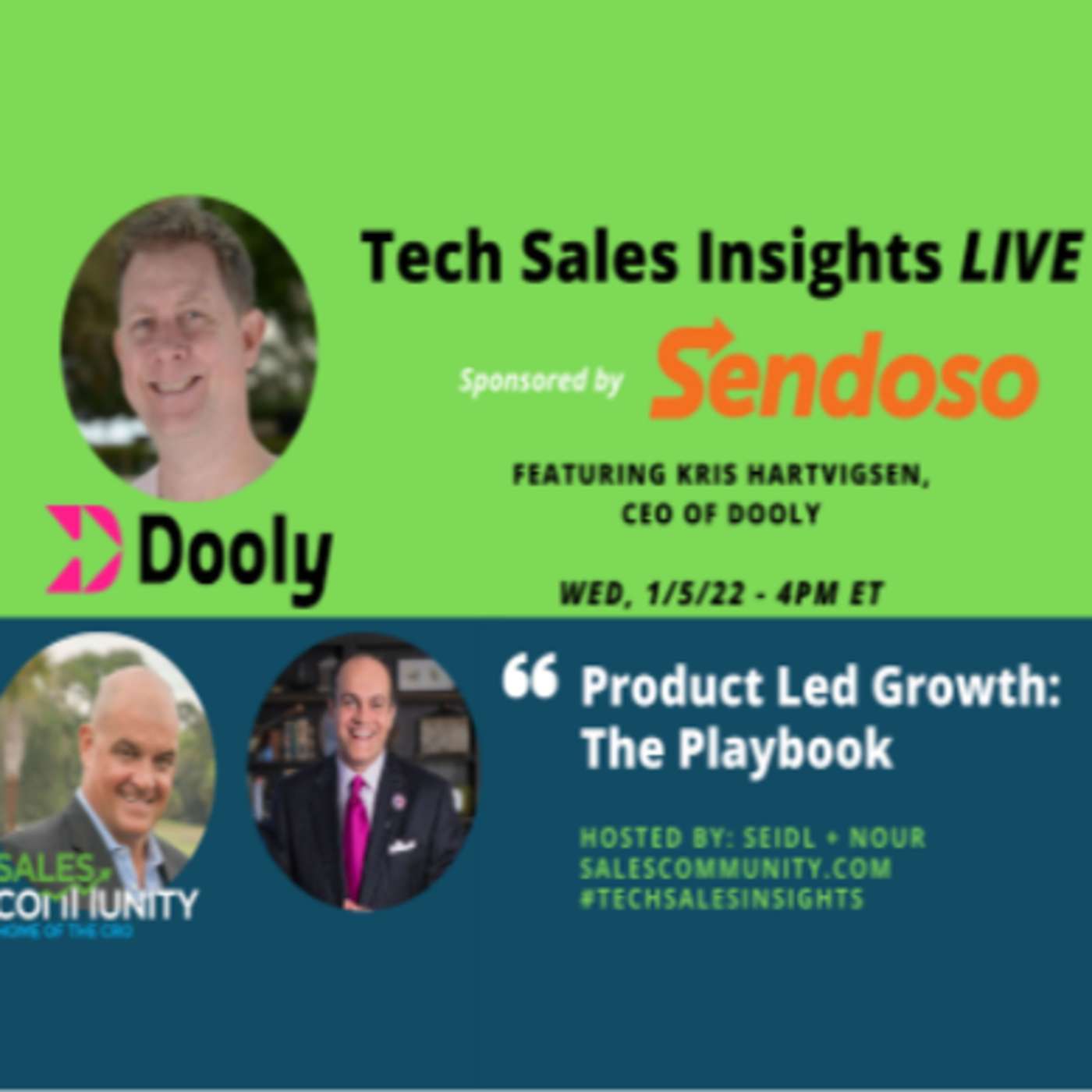 E59 - Product Led Growth: The Playbook with Kris Hartvigsen, Dooly