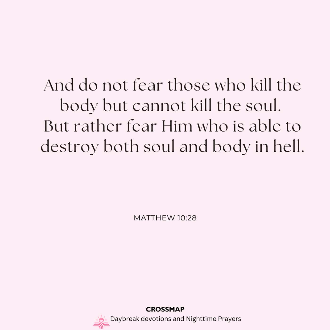 Be afraid, Be Very Afraid - A Nighttime Prayer