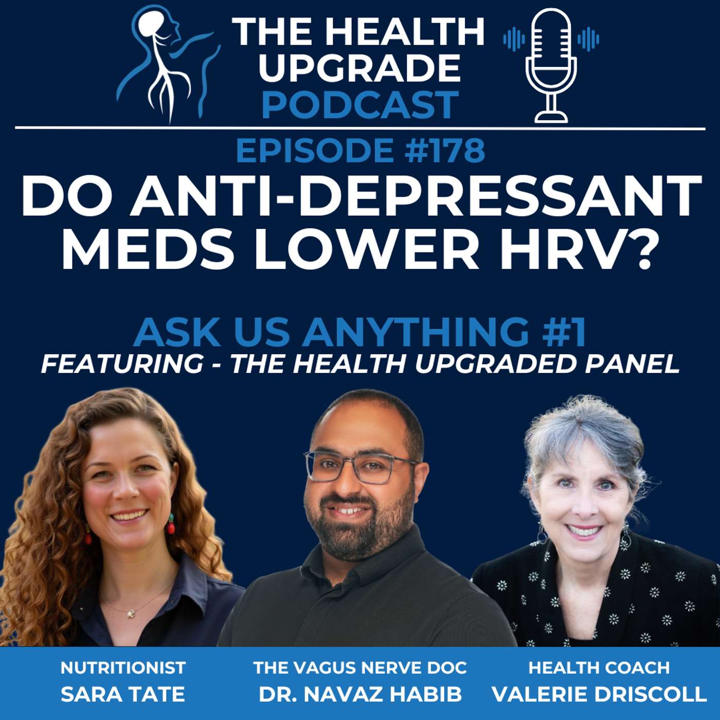 178: Do Anti-Depressant Meds Lower HRV? Ask Us Anything #1 episode artwork