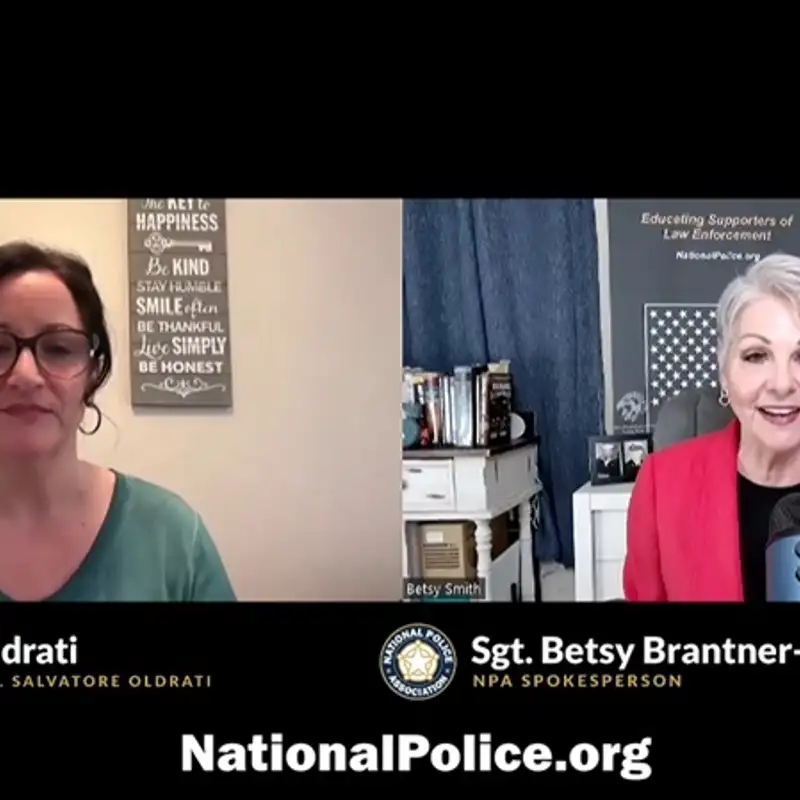 National Police Association Podcast with Guest, Barbara Oldrati, mother of unjustly charged LEO Salvatore Oldrati