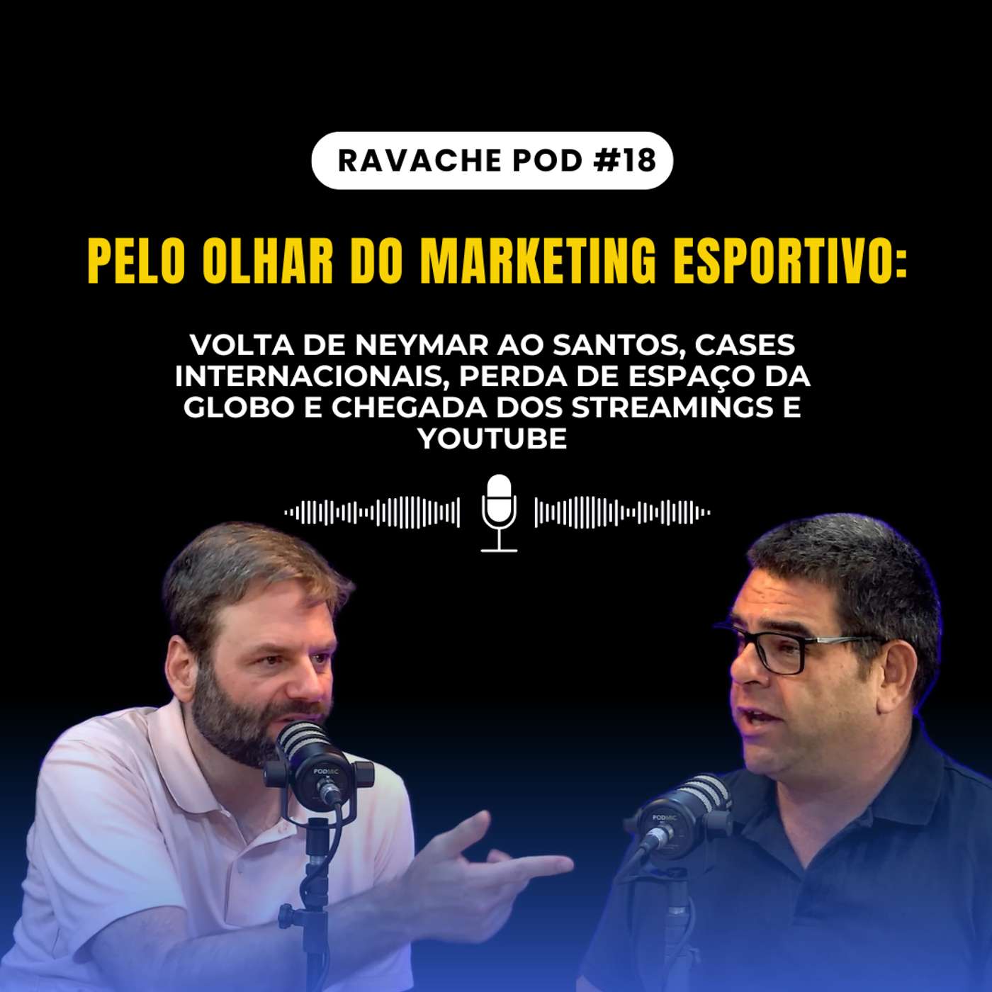 Pelo olhar do marketing esportivo: volta de Neymar ao Santos, cases e streamings | Ravache Pod #18