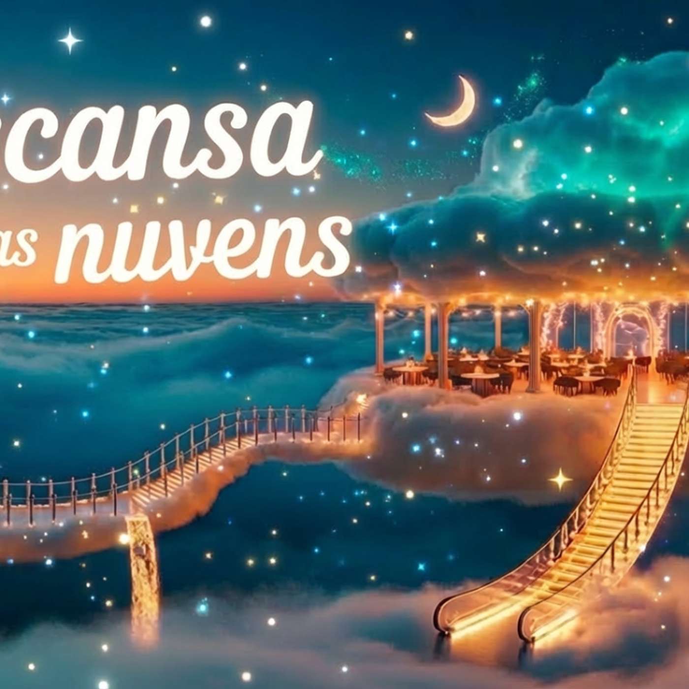 ☁️Visite o Café das Nuvens | Belo Mundo dos Sonhos Surreal| História para Dormir com Sons Relaxantes episode artwork