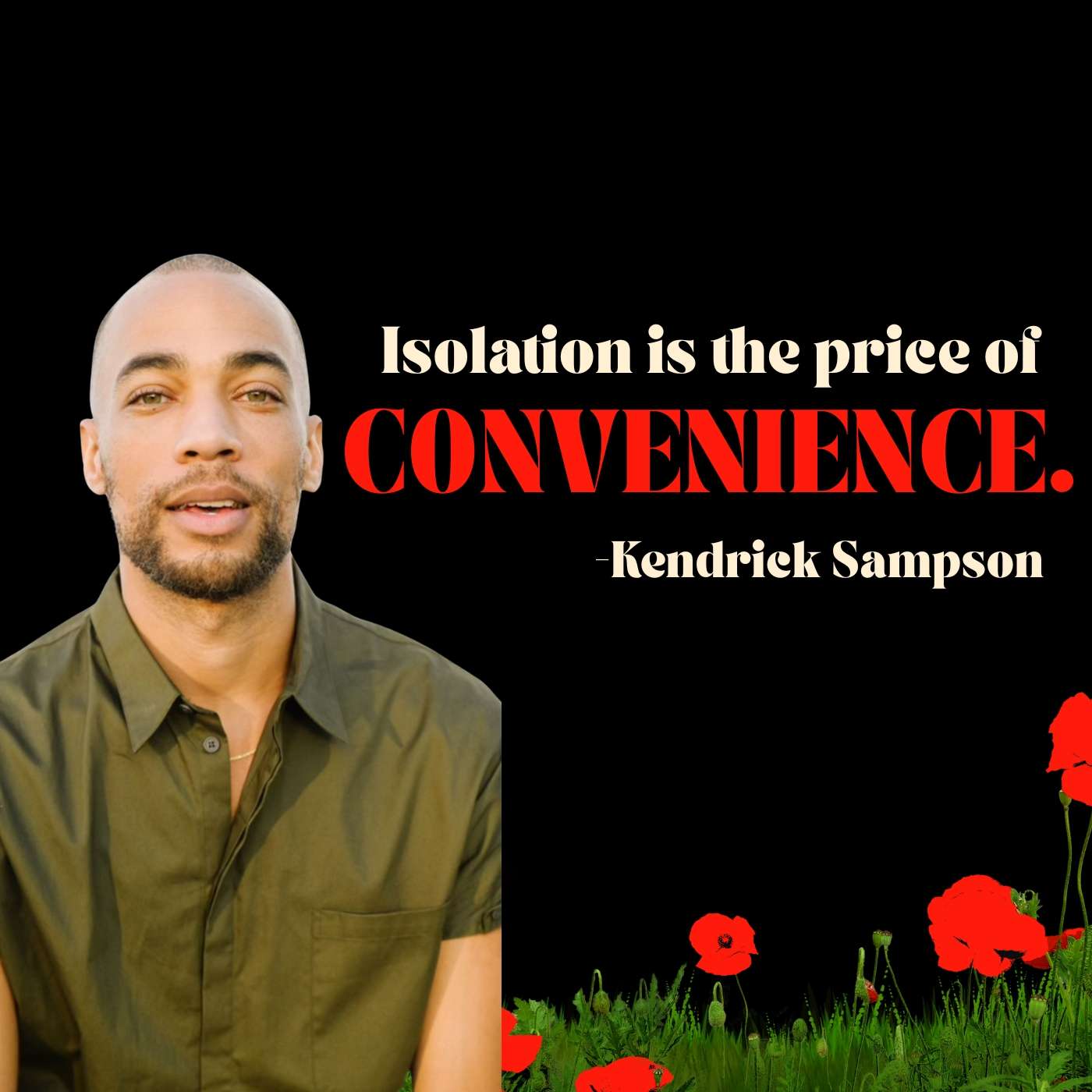 From Insecure to Activist: Kendrick Sampson on Art as Resistance | The Seeds with Alana Hadid episode artwork
