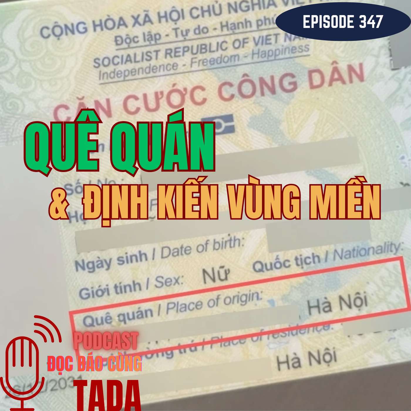 Quê quán và định kiến vùng miền