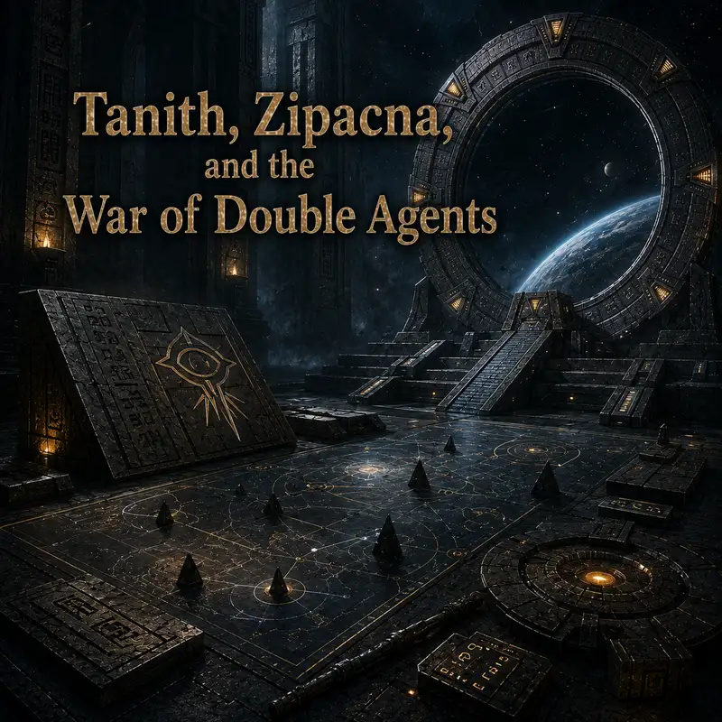 Tanith, Zipacna, and the War of Double Agents