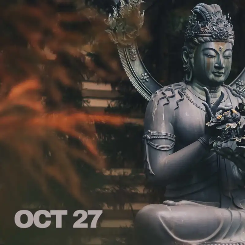 The Serene Buddha and the Looming Threat