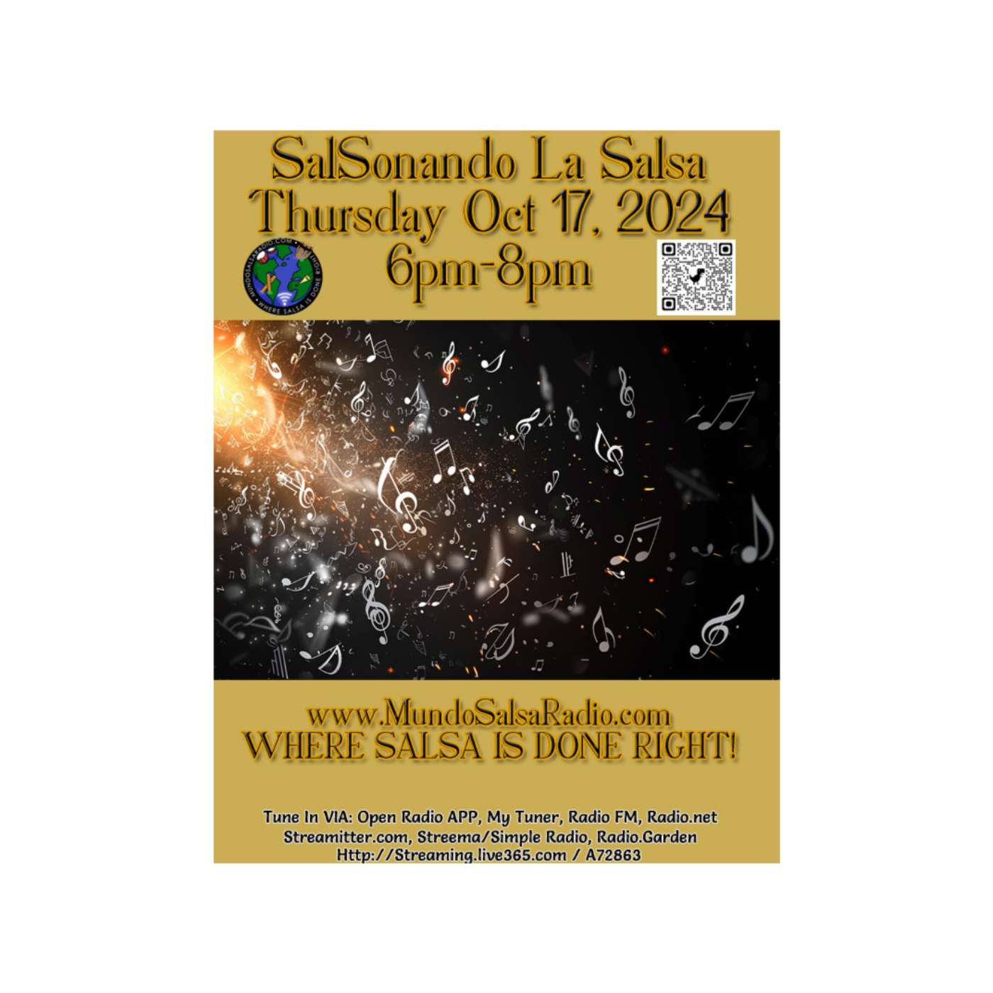 SalSonando La Salsa DJ Eddie Oct 17 2024 Show # 84 episode artwork