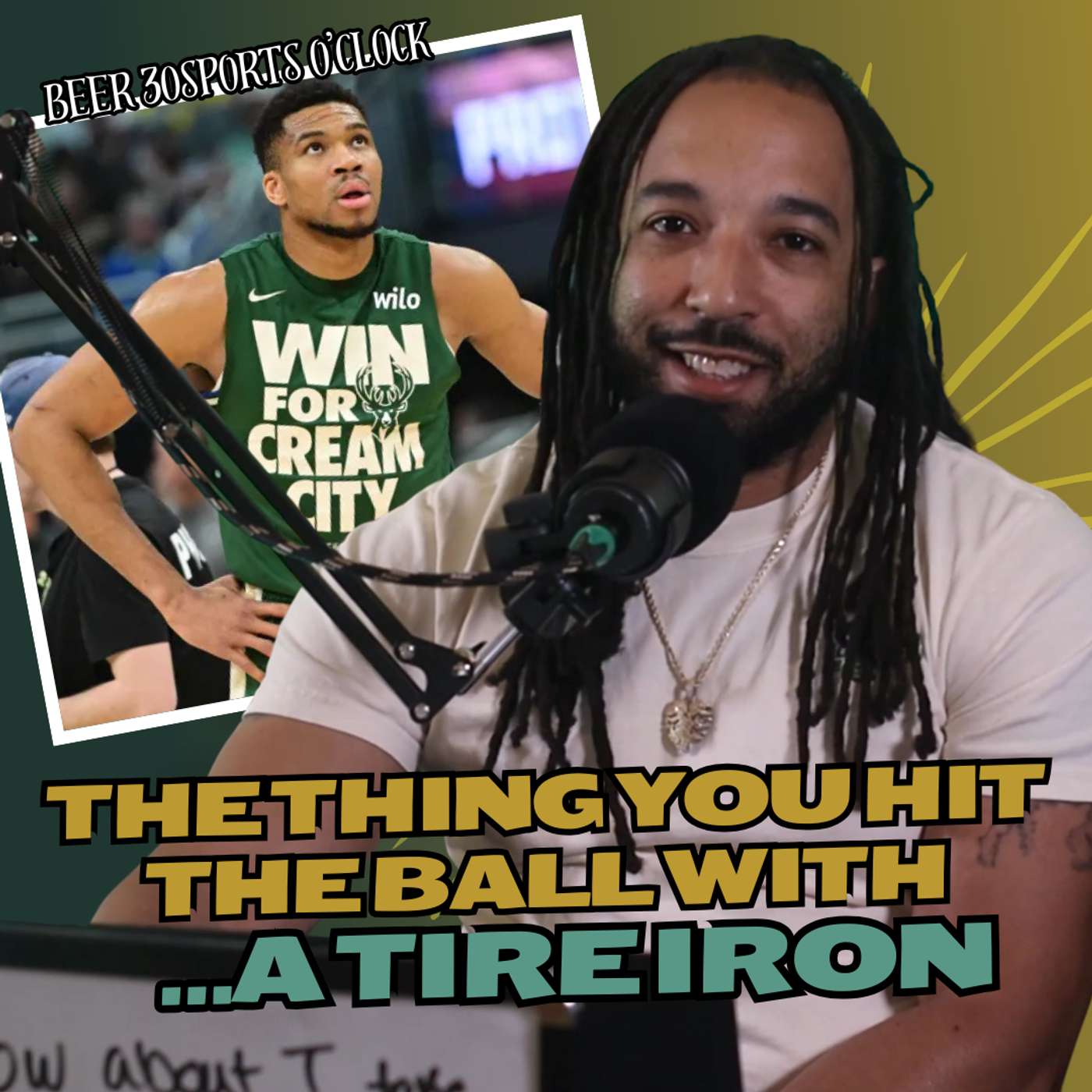 Beer 30 Sports O'clock: The thing you hit the ball with... a tire iron episode artwork