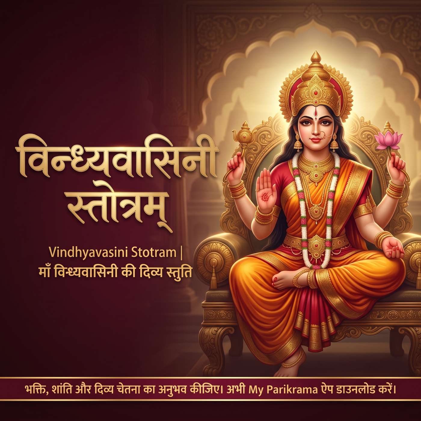 श्री विन्ध्यवासिनीस्तोत्रम् | माँ विन्ध्यवासिनी की दिव्य स्तुति episode artwork