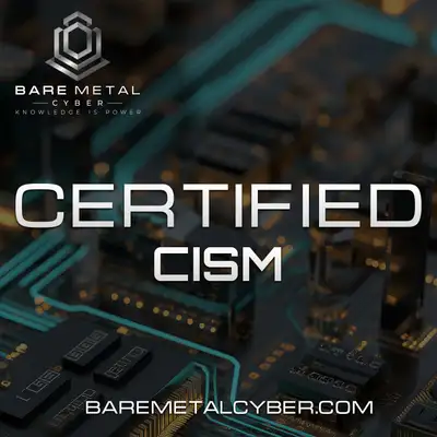 Certified: The CISM Audio Course