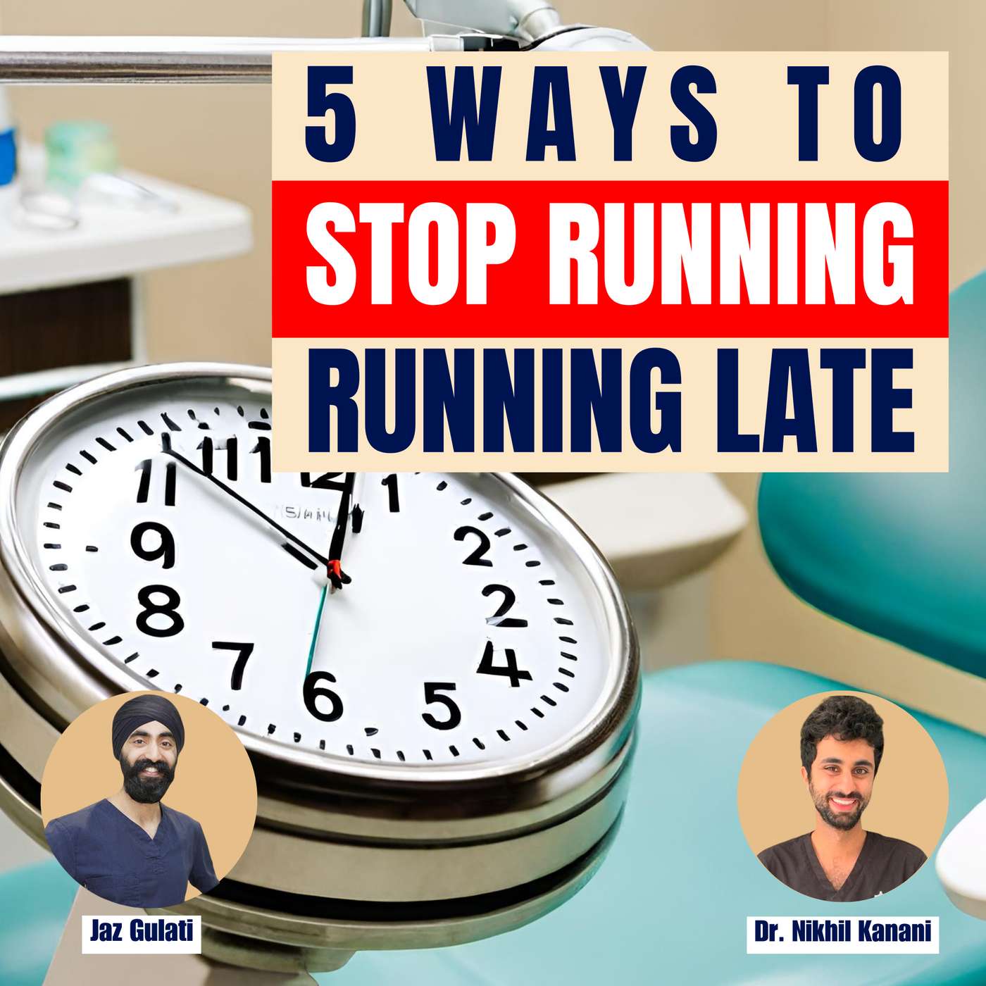 5 Ways to Stop Running Late – PDP176 episode artwork