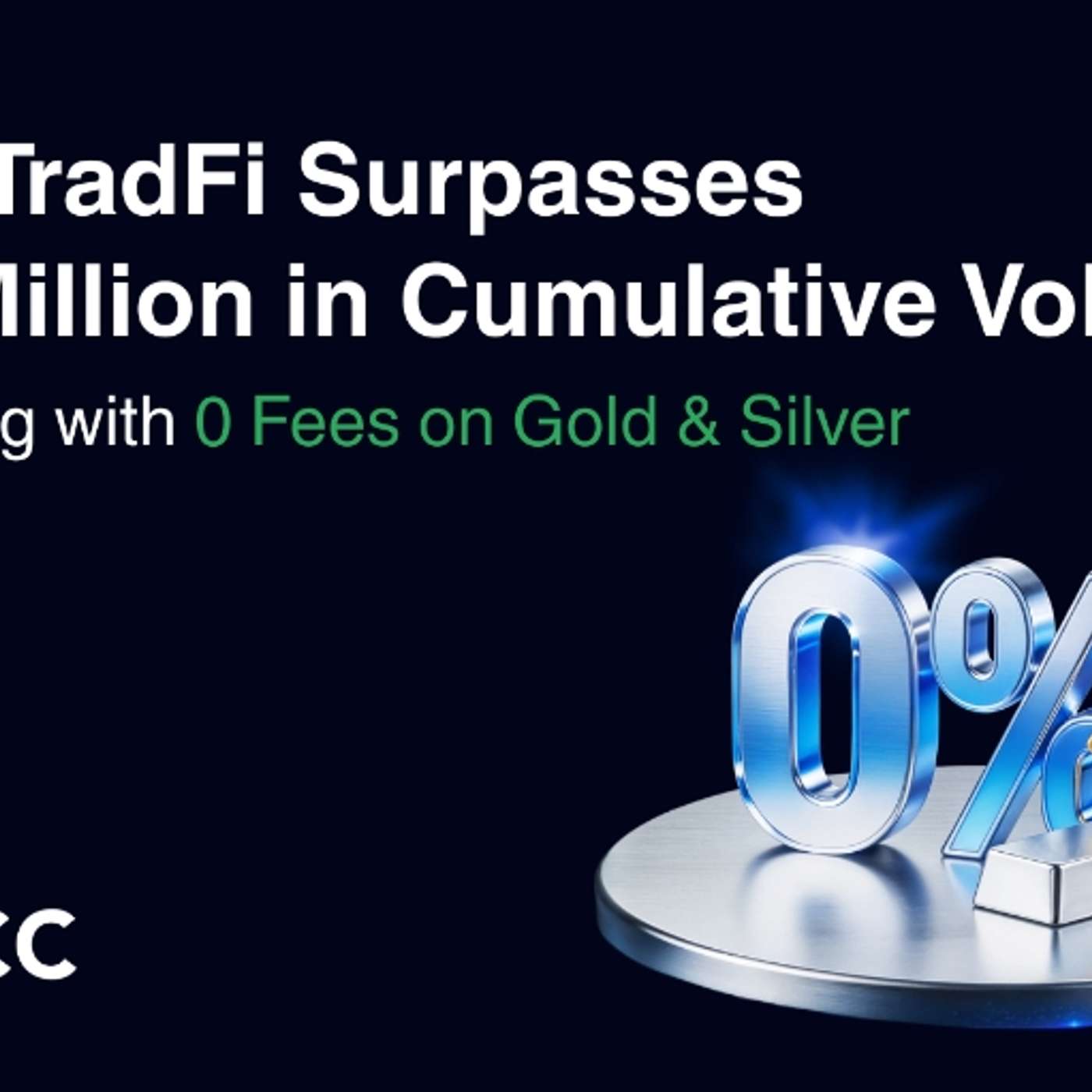 BTCC TradFi Hits $200M Volume And Celebrates With Zero-Fee Campaign on Gold and Silver