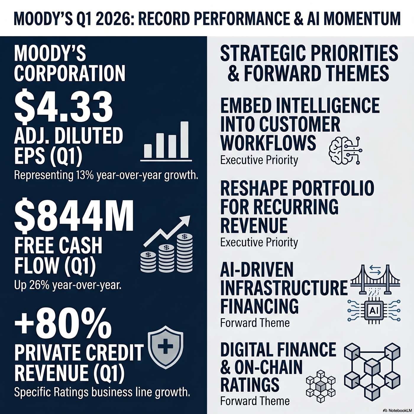 Moody's Corporation (MCO) Announced Q1 2026 Earnings on April 22, 2026, Reporting "Both MIS and MA grew revenues by 8%". artwork