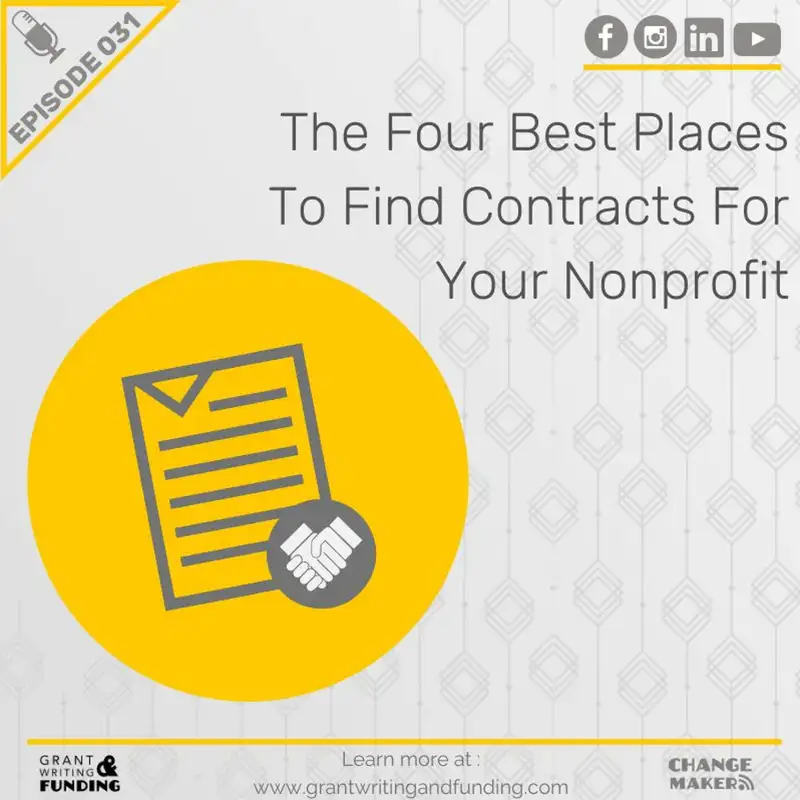 Ep. 31: The Four Best Places To Find Contracts For Your Nonprofit
