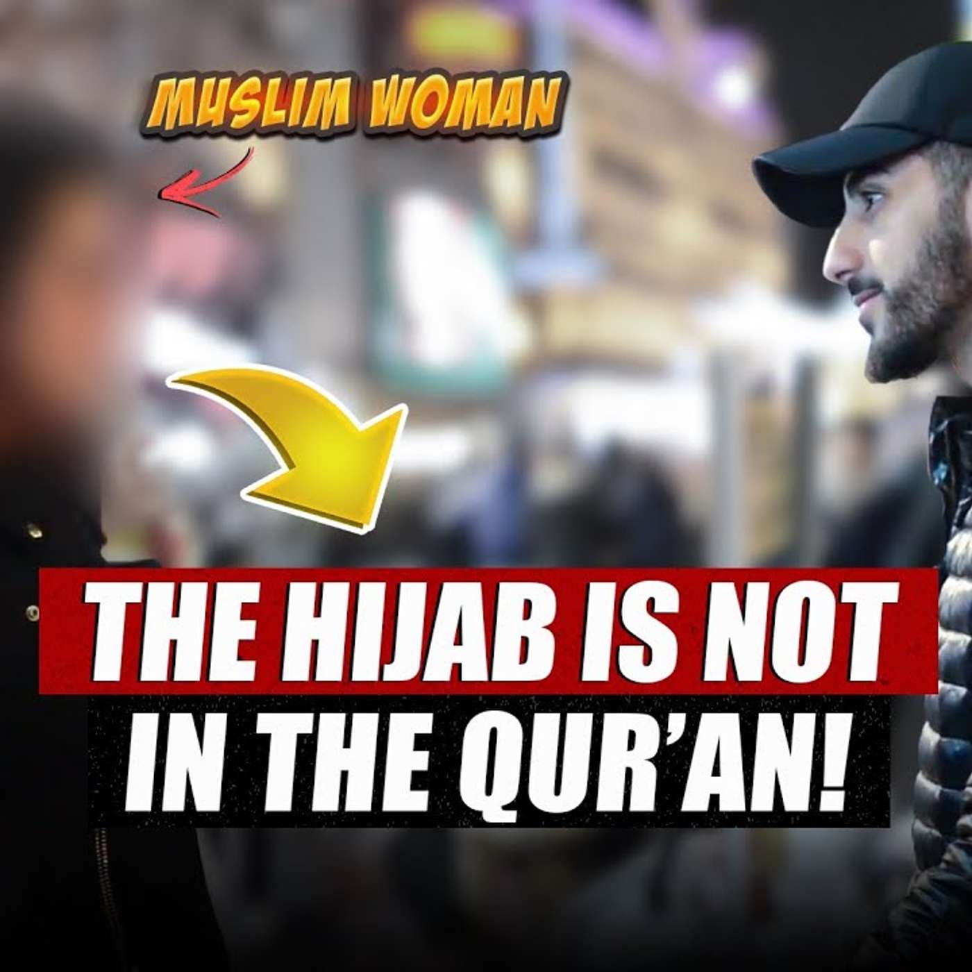Non-Hijabi Woman Confronts Muslim On The Hijab Not Being In The Quran! Muhammed Ali