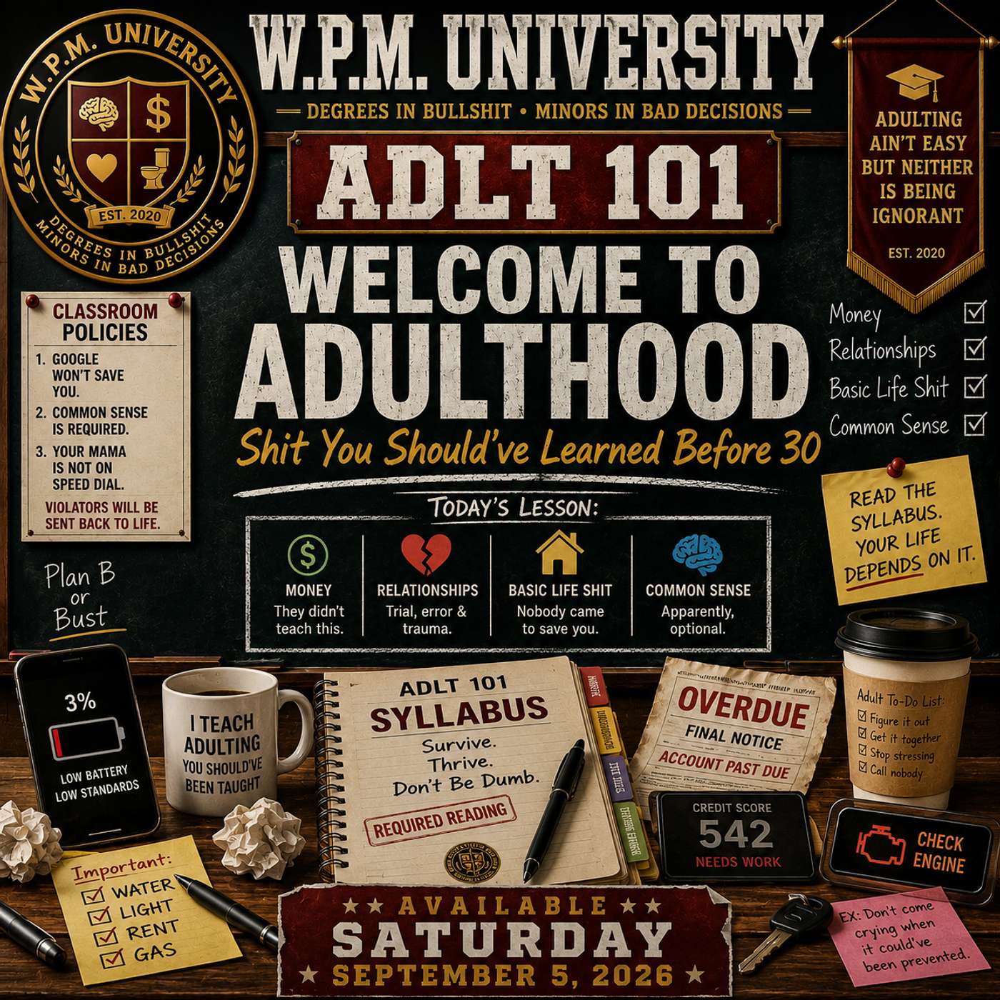ADLT 101 Welcome to Adulthood: Shit You Should've Learned Before 30 episode artwork