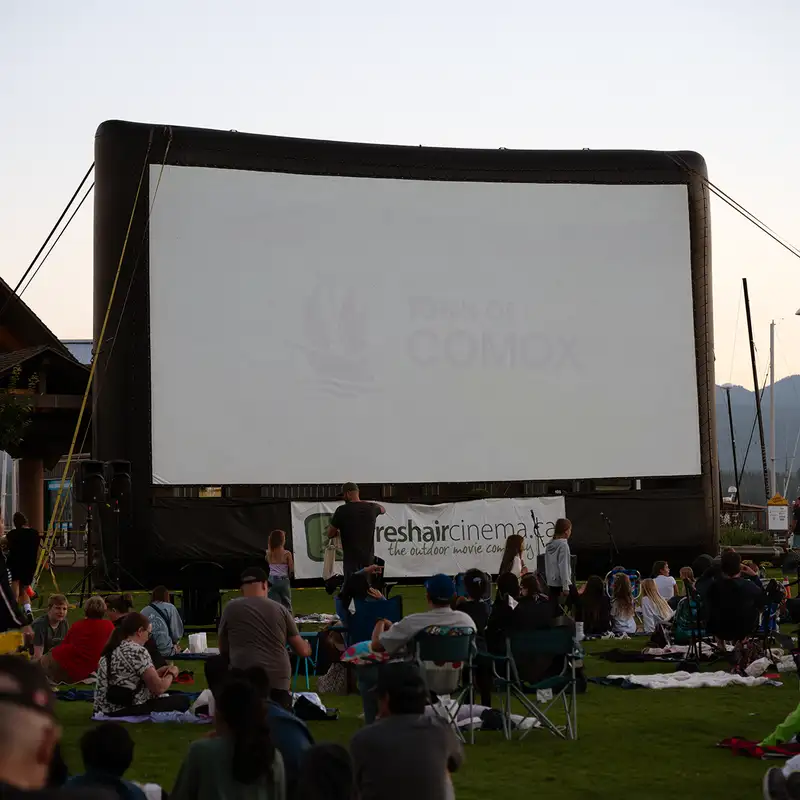 BC Hydro brings EV-powered outdoor movie night to Comox
