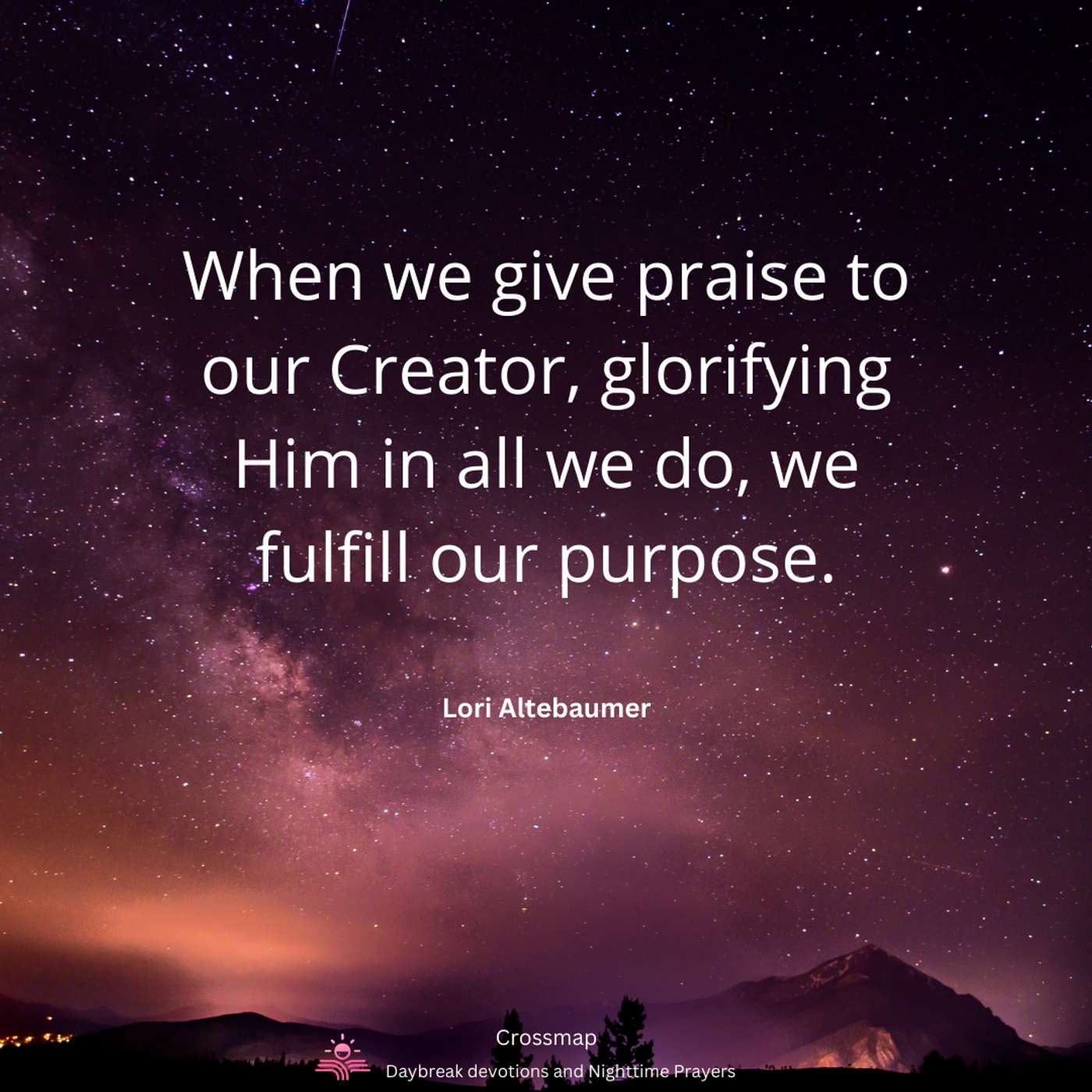 Purpose: Not What We Do But How We Do It