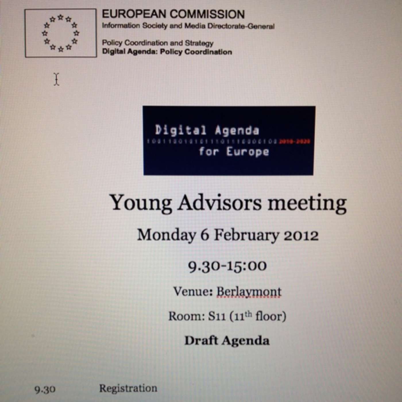 Rencontre "Young Advisors" avec @NeelieKroesEU. Qu'elles sont vos préoccupations par rapport au Digital Agenda européen ? episode artwork