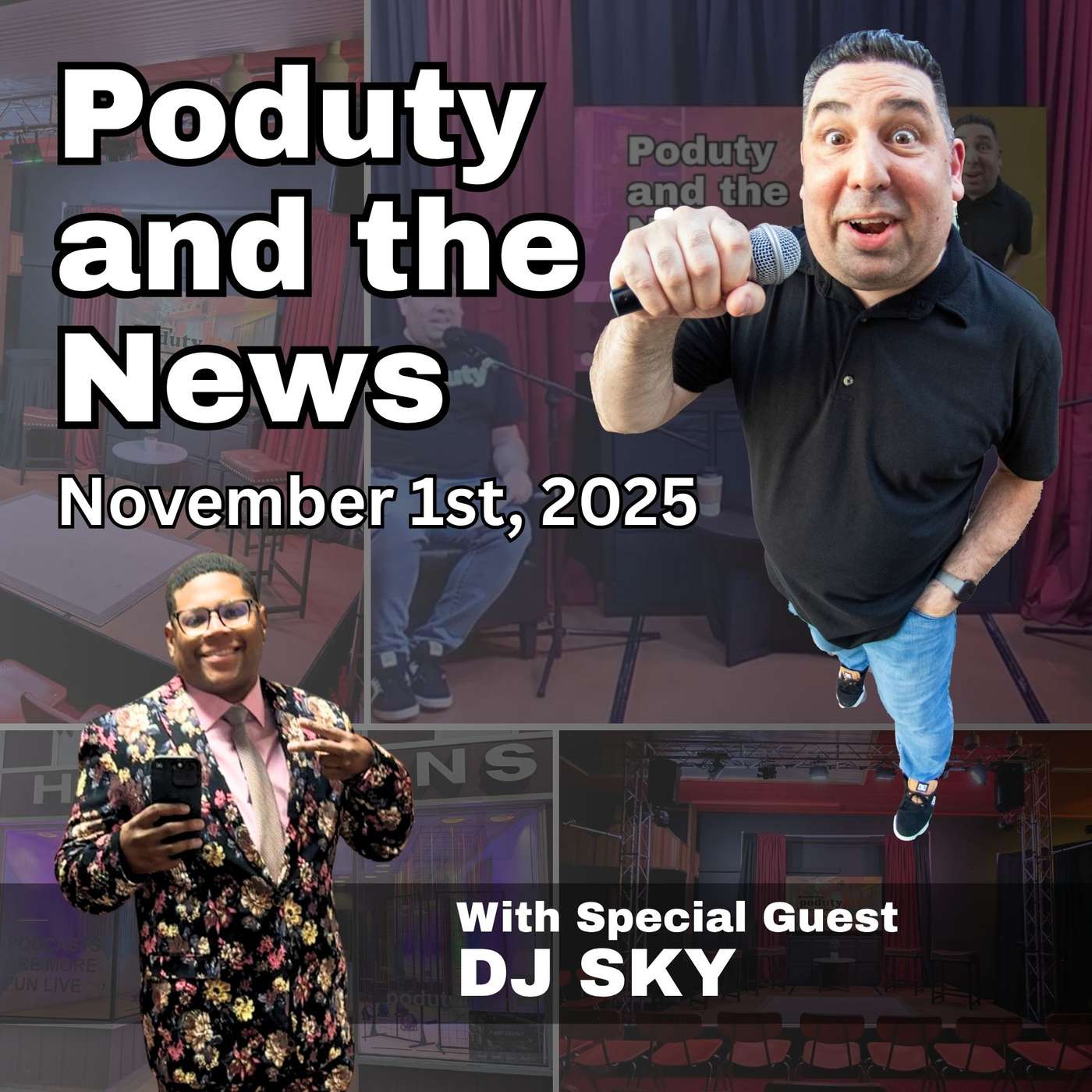 Poduty and the News.  The Weekly Live Podcast About Podcast News, Trends & Live Podcasting