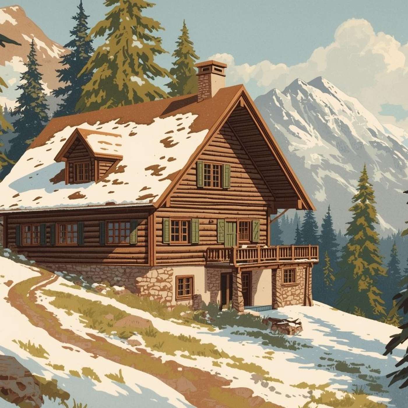 The School at the Chalet (Unabridged) cover art