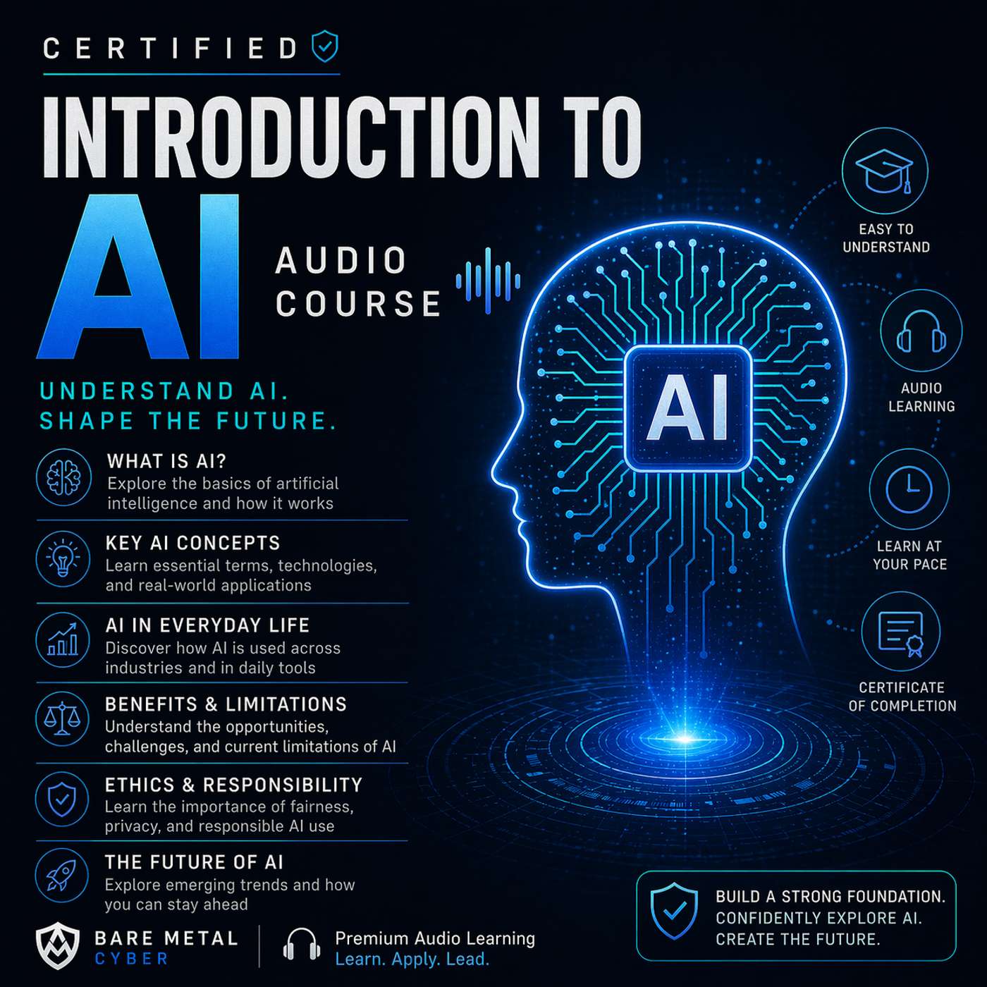 Certified - Introduction to AI Audio Course