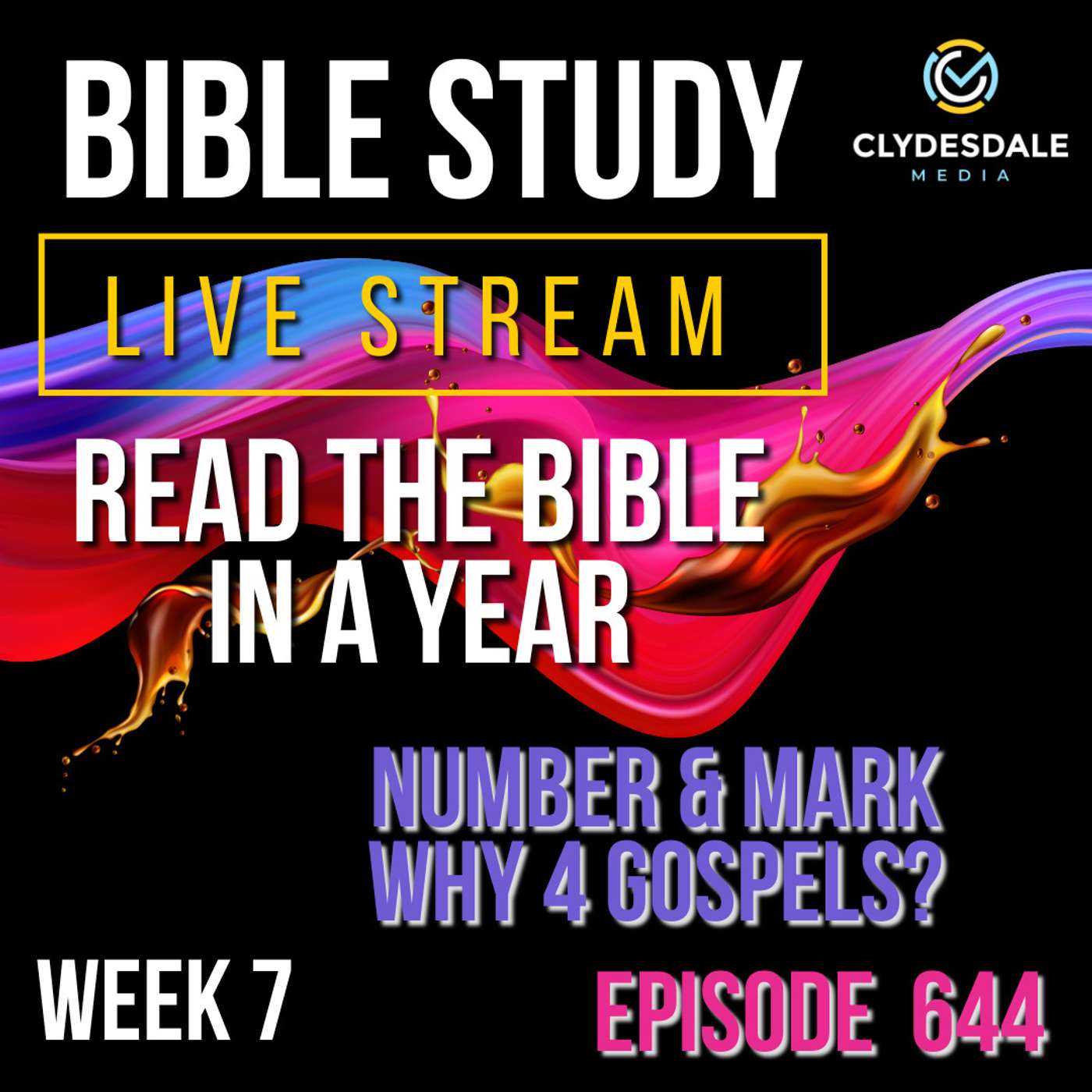 Clydesdale Media Bible Study - Reading the Bible in a Year | Week 7 Numbers and Mark episode artwork